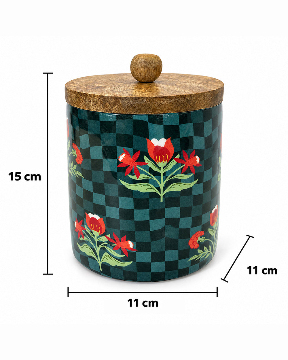 Patio Wooden Jar | Haveli Socials