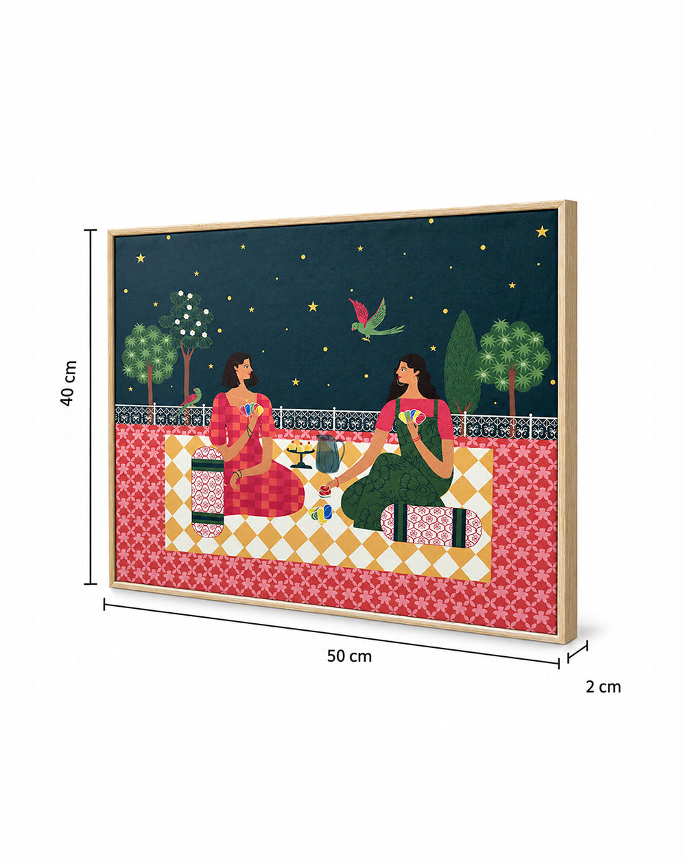 Golden Shaam Canvas Art | Haveli Socials