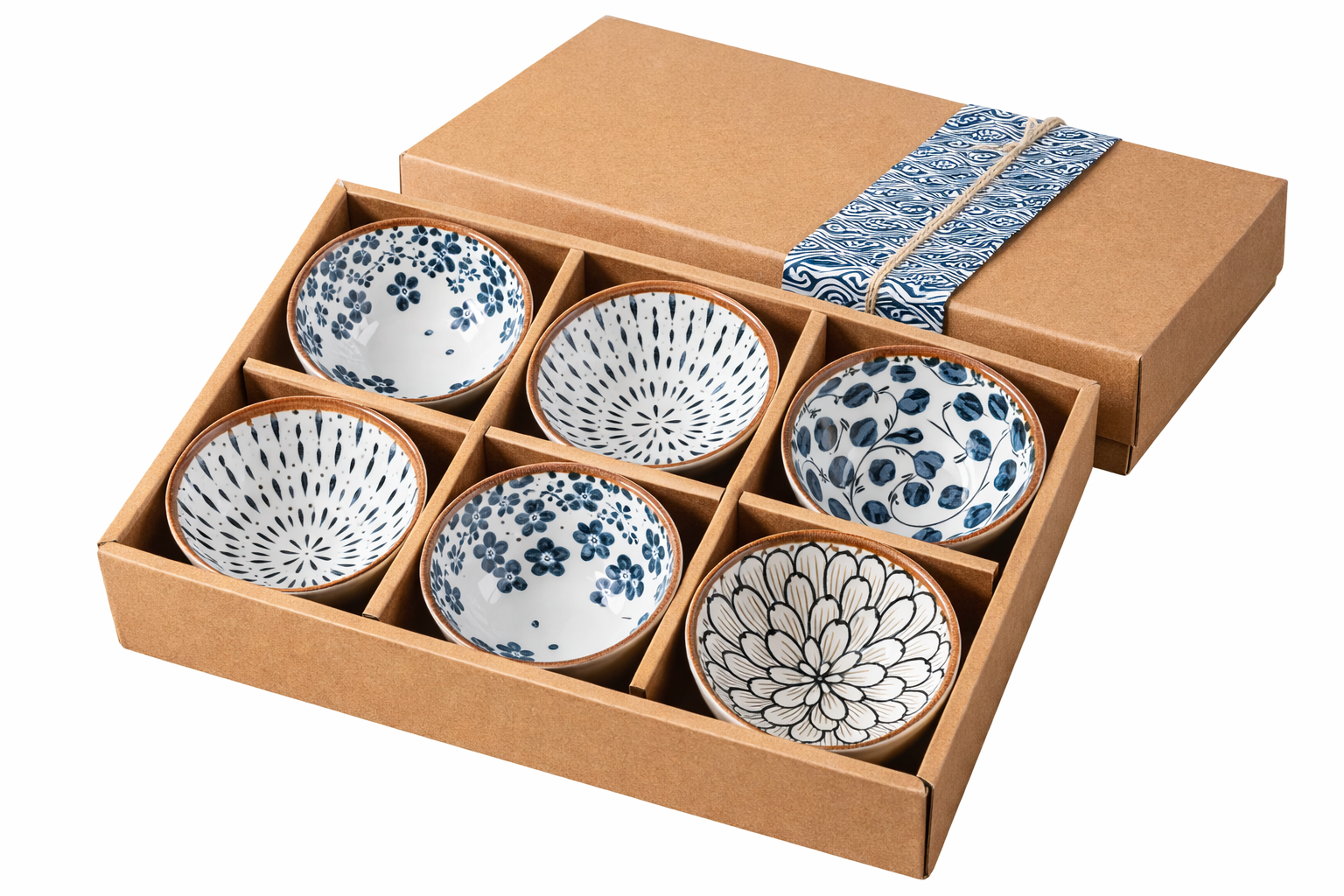 Ocean Breeze Bowls - Set of 6