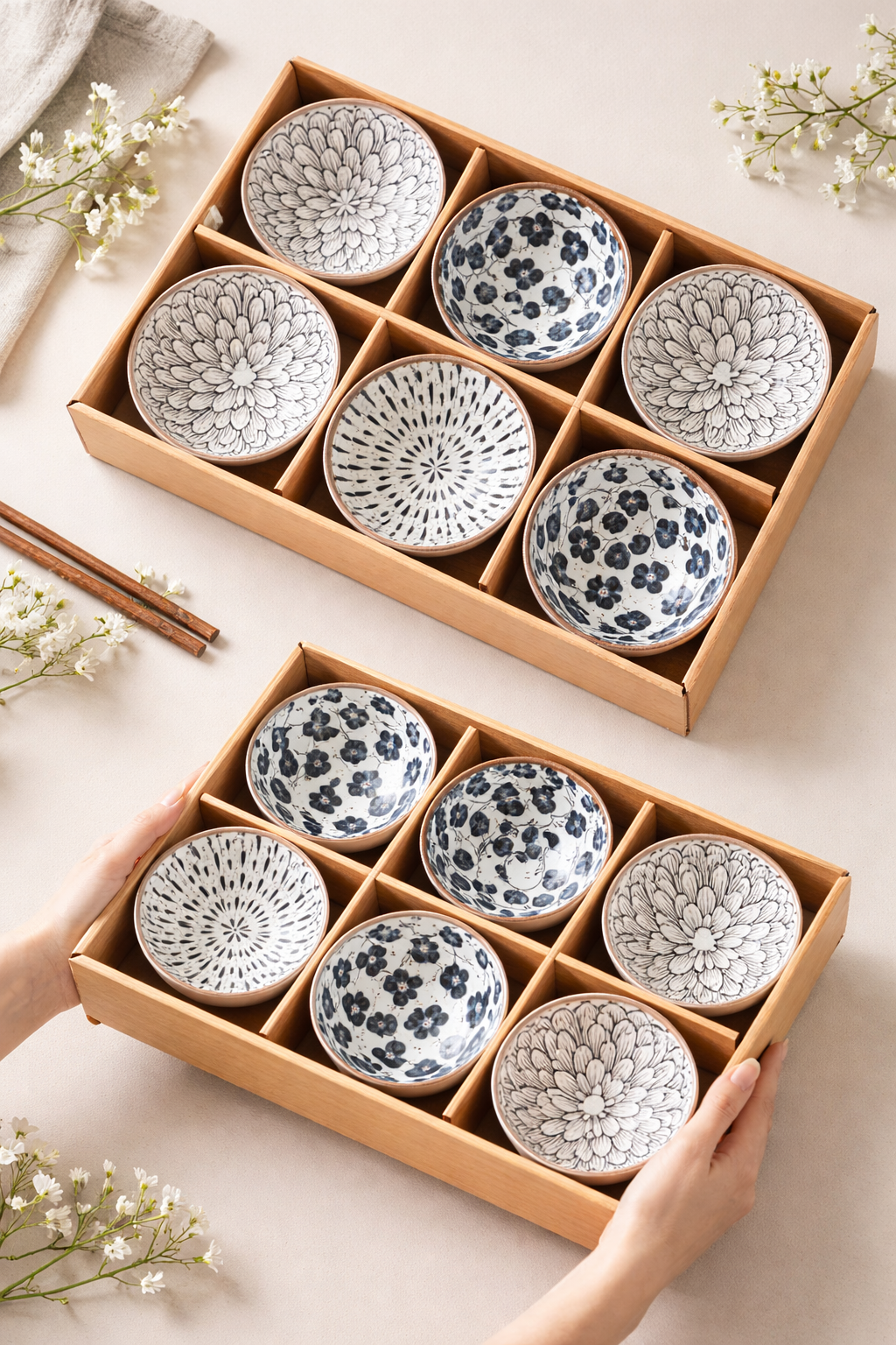 Ocean Breeze Bowls - Set of 6