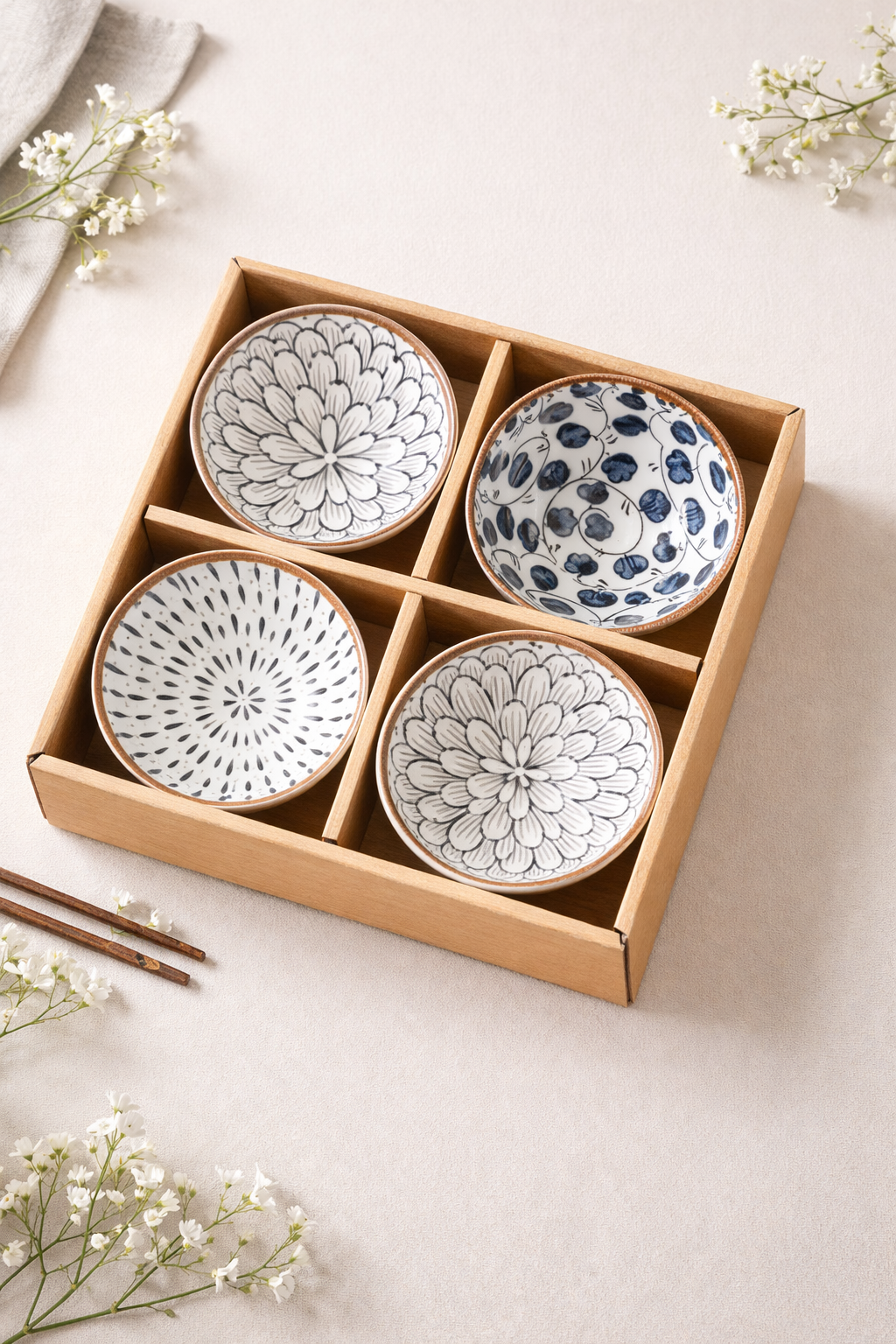 Ocean Breeze Bowls - Set of 4