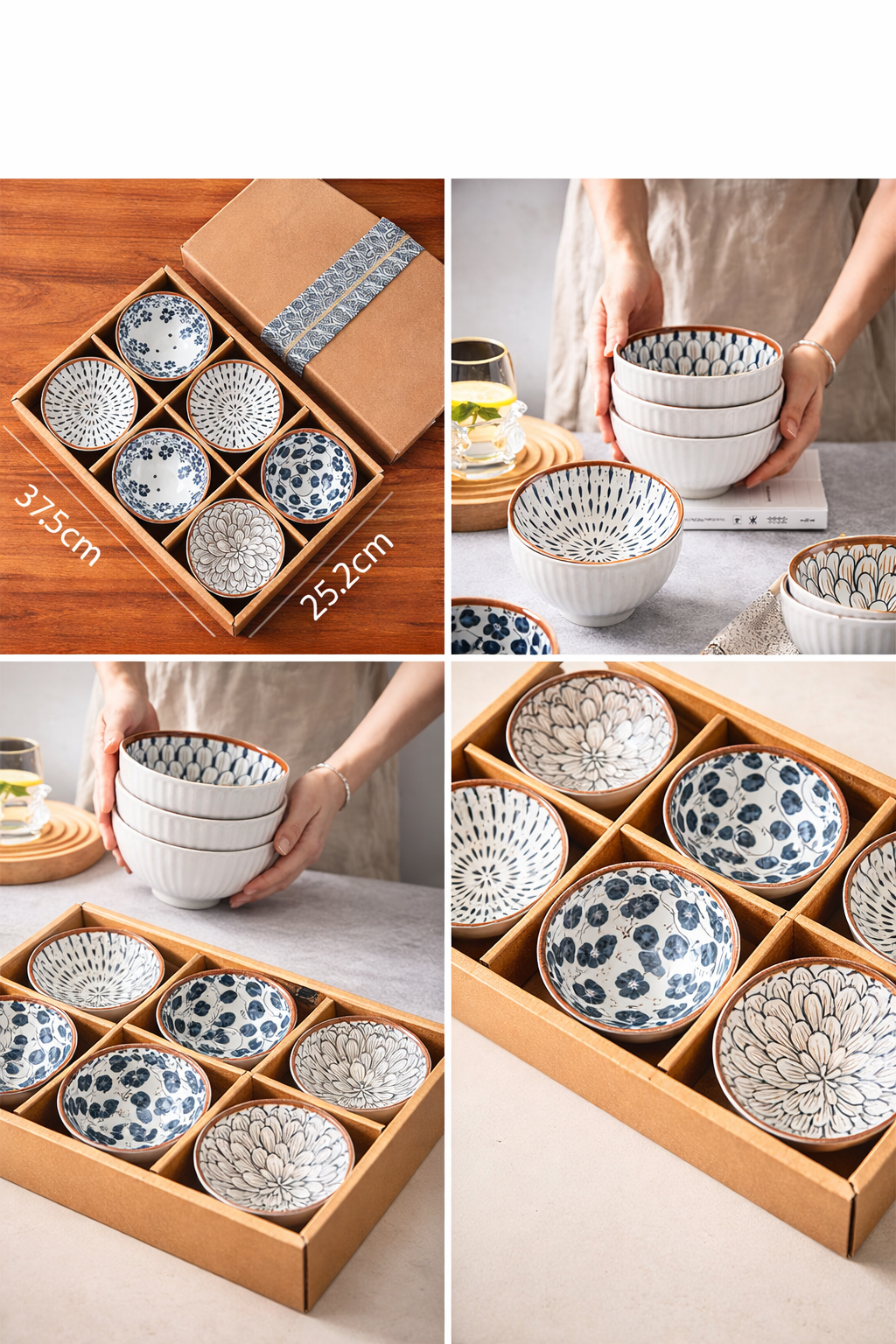 Ocean Breeze Bowls - Set of 6