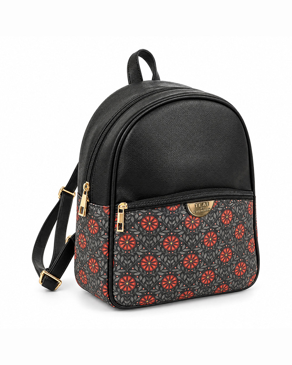Teal by Chumbak Crimson Phool Mini Backpack