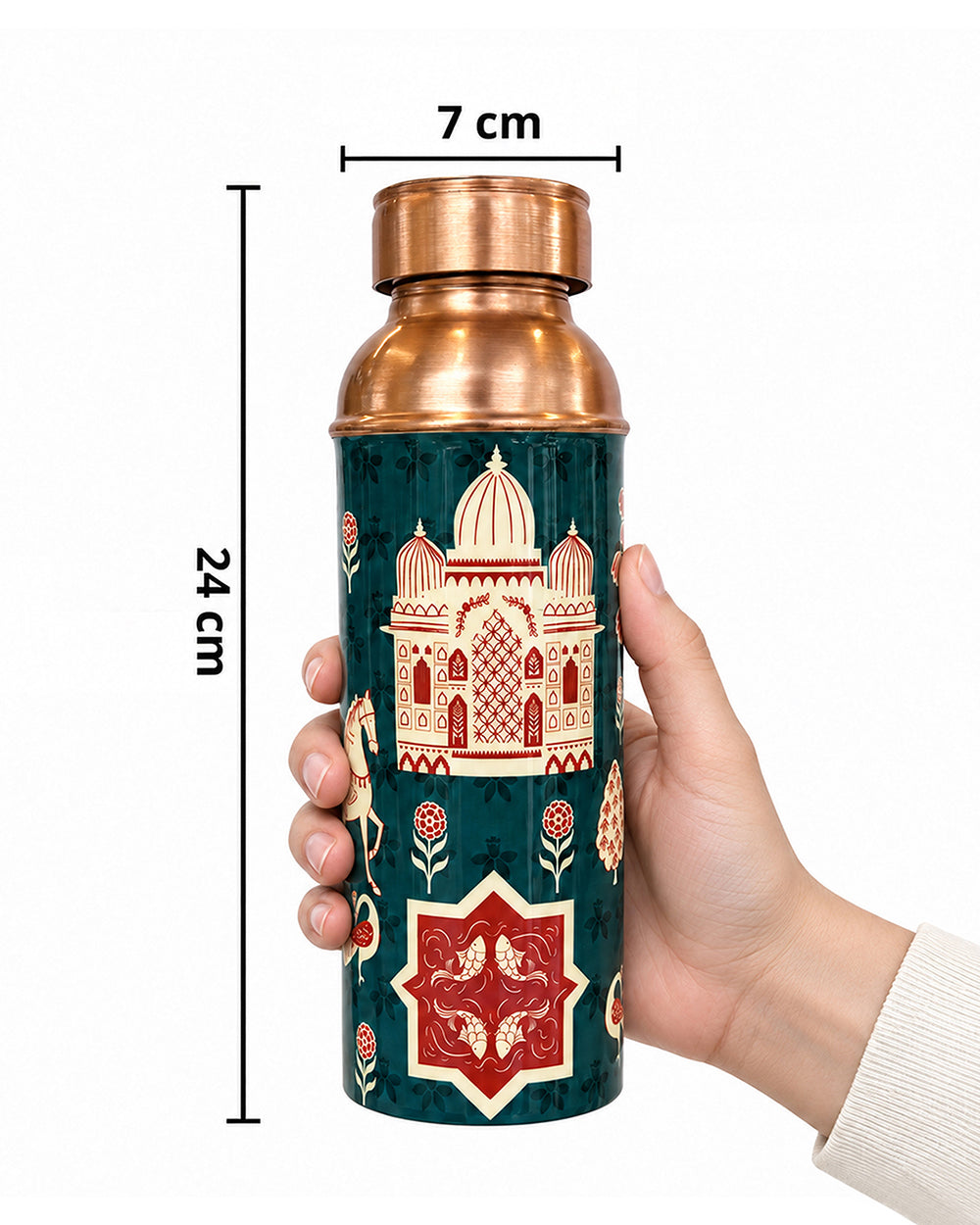 Tilla On The Go Copper Bottle | Haveli Socials