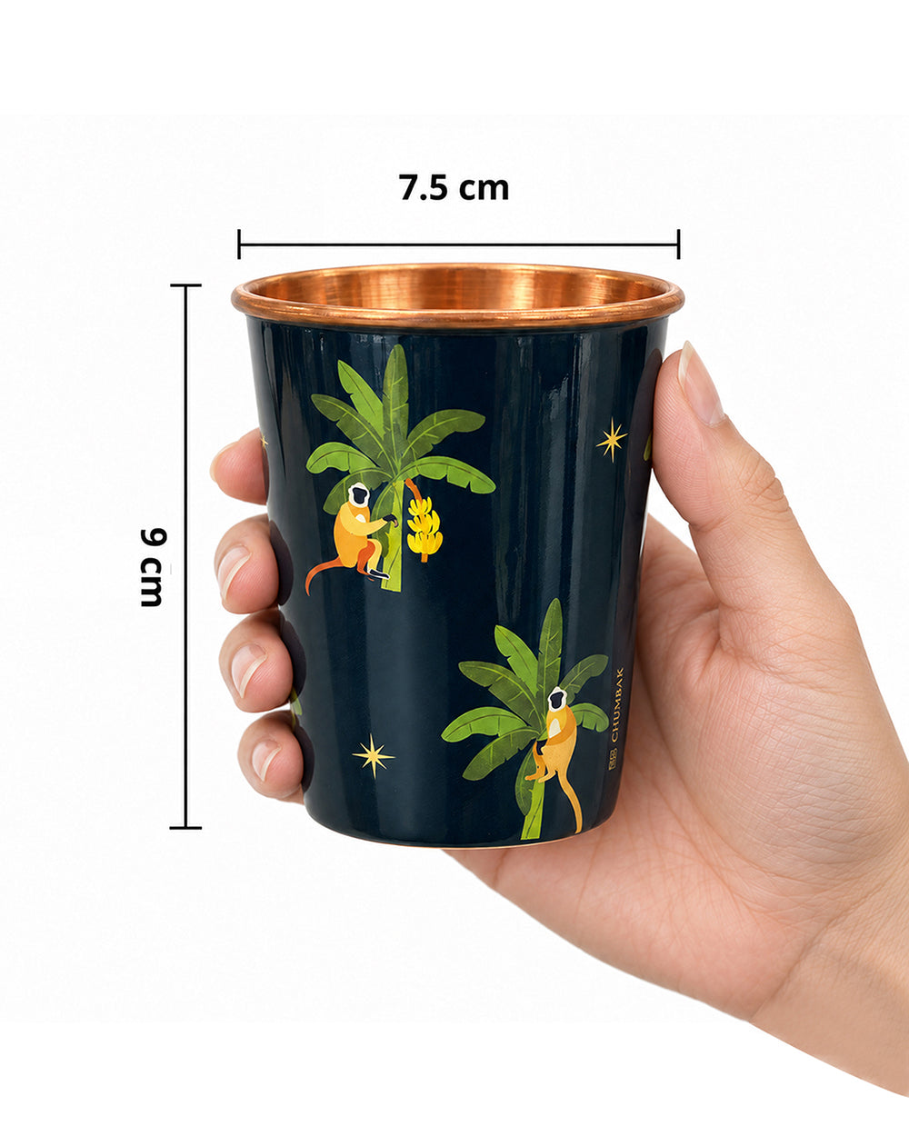 Monkey Business Copper Tumbler | Haveli Socials