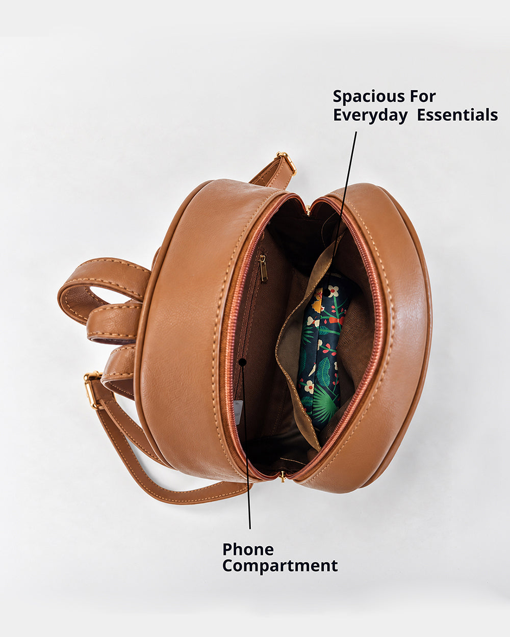 Teal by Chumbak Pixel Flower Mini Backpack