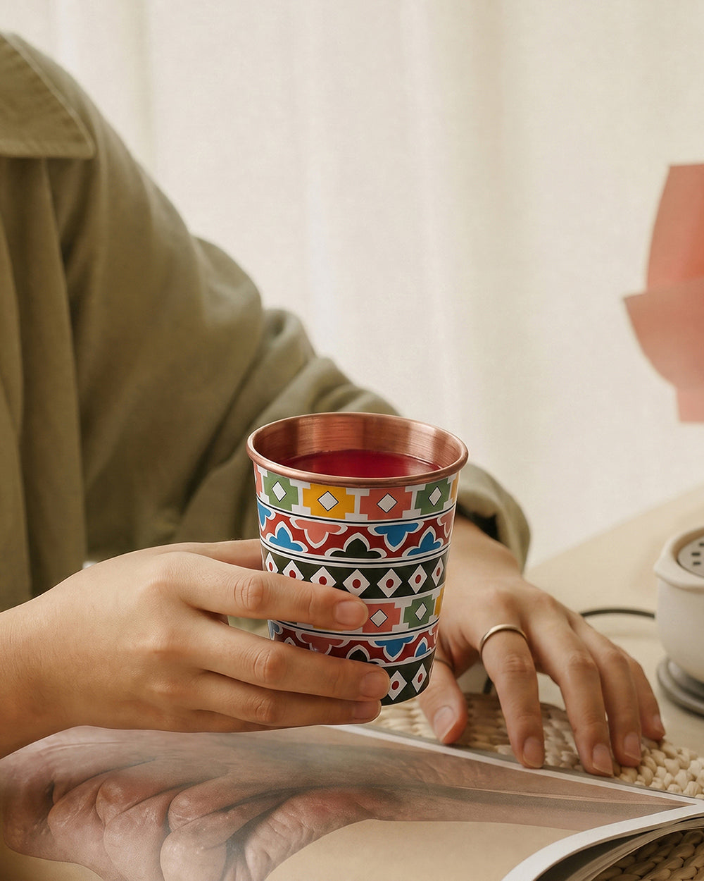 Folklore Copper Tumbler - 250 ml | Forest Folklore