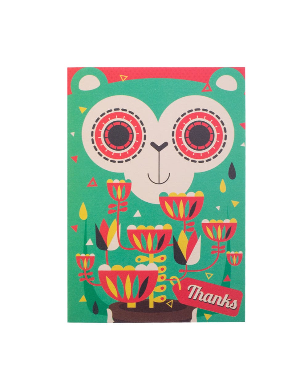 Chumbak Happy Animals Greeting Card - Set of 6