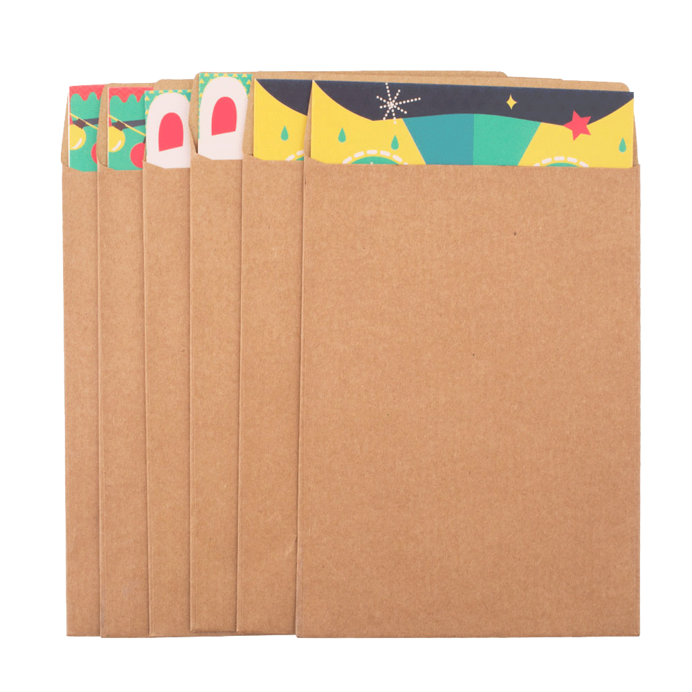 Chumbak Tinsel Town Animals Greeting Card- Set of 6