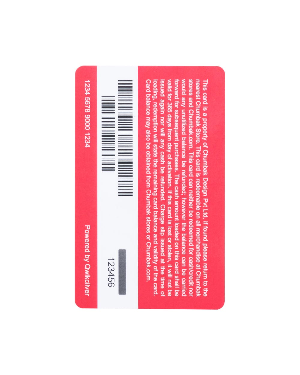 Chumbak Owl Gift Card - Red