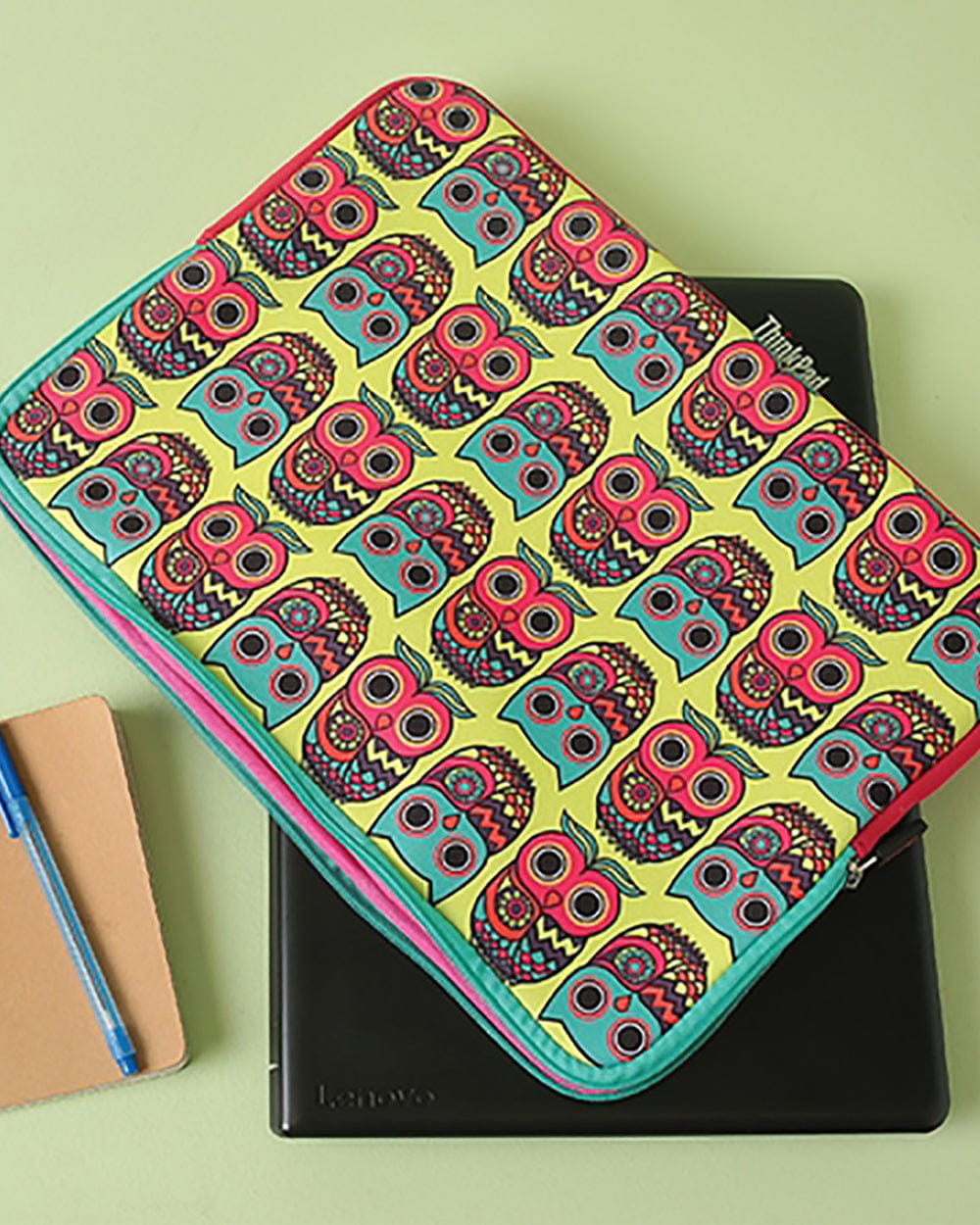 Chumbak Owls Of India Laptop Sleeve - 15.6”