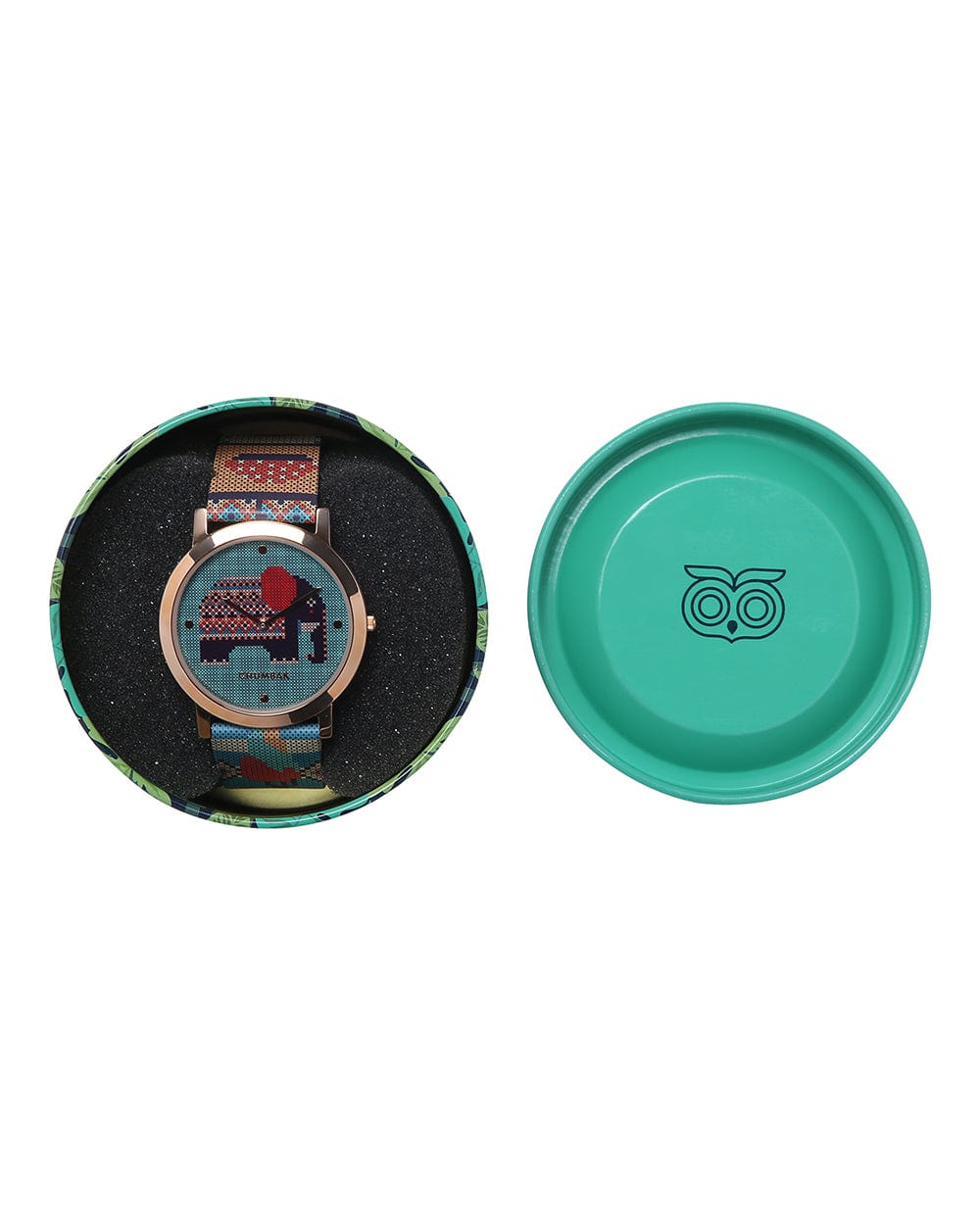 Chumbak TEAL by Chumbak Tribal Elephant Aztec Watch