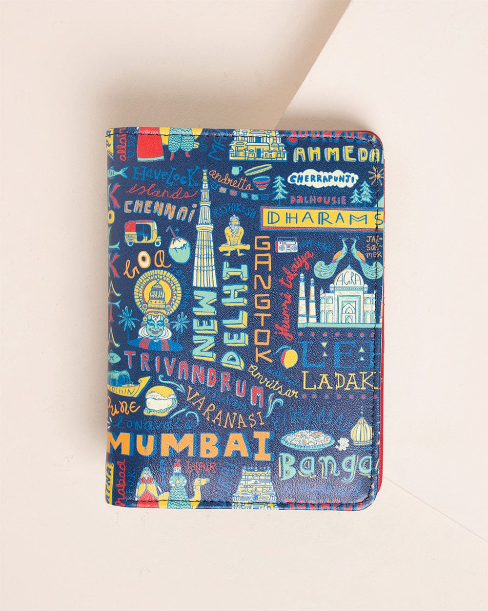 Chumbak Travel Diaries Blue Passport Holder