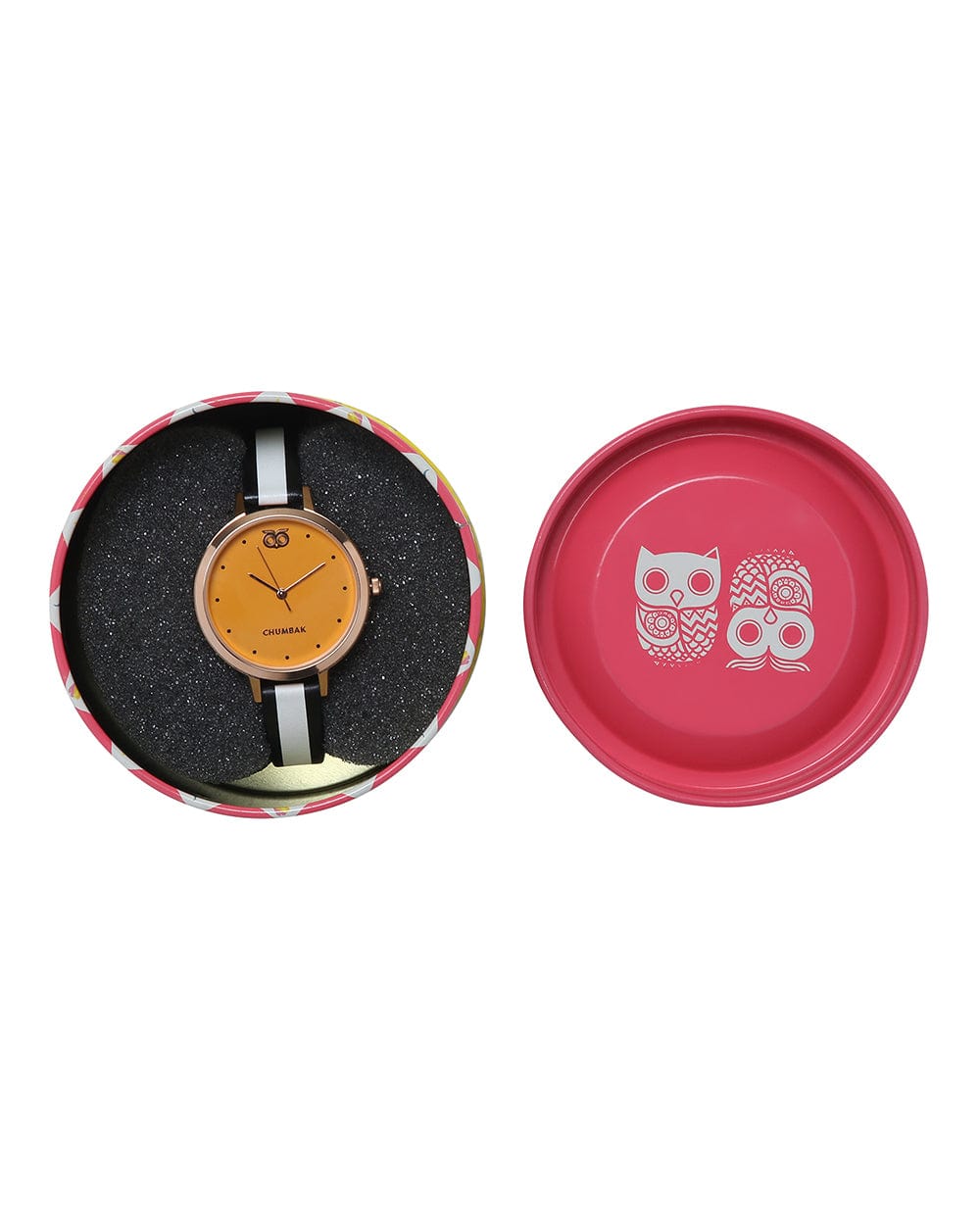 Chumbak TEAL by Chumbak Monochrome Stripes Wrist Watch