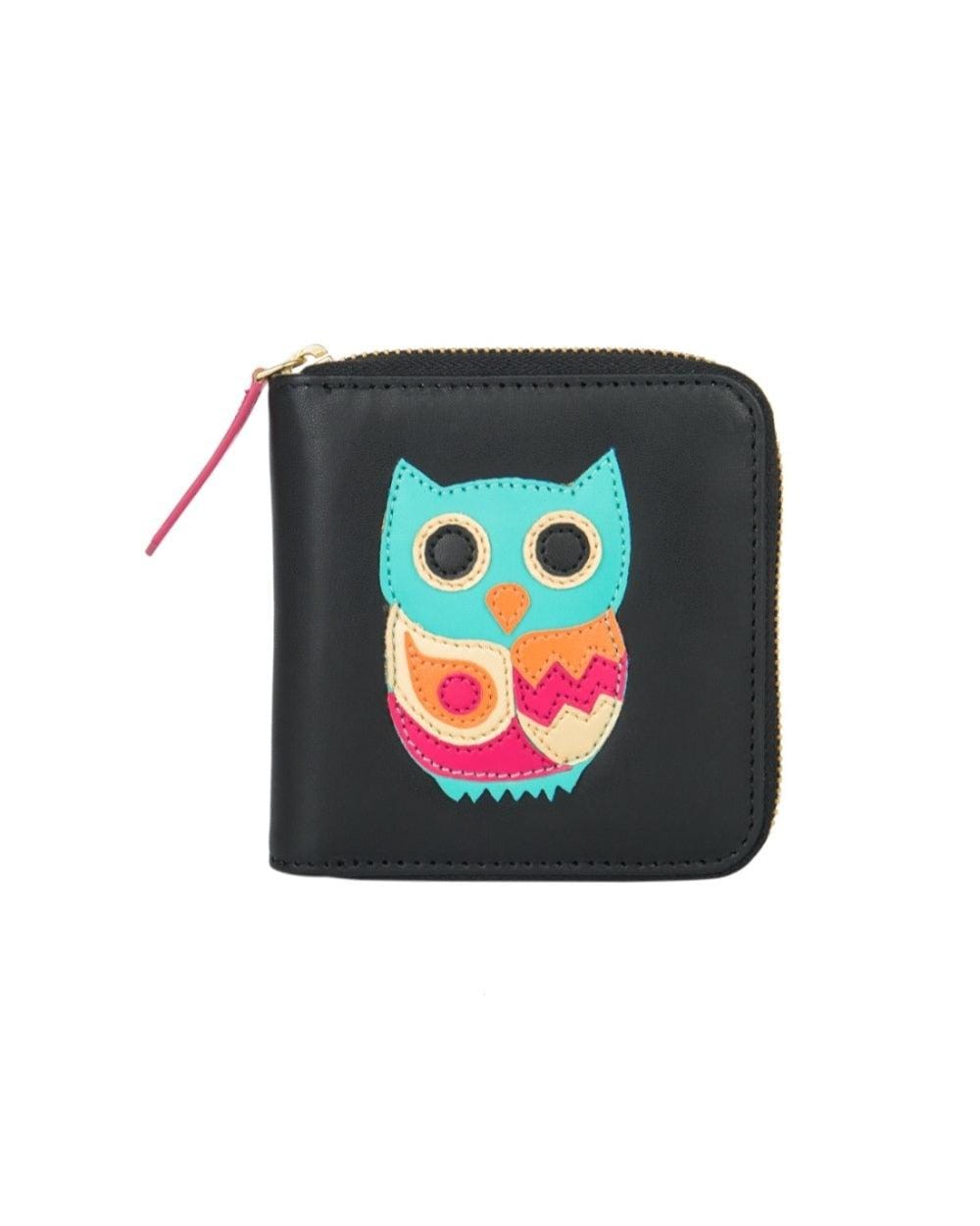 Chumbak Chumbak Owl Mini Wallet - Black