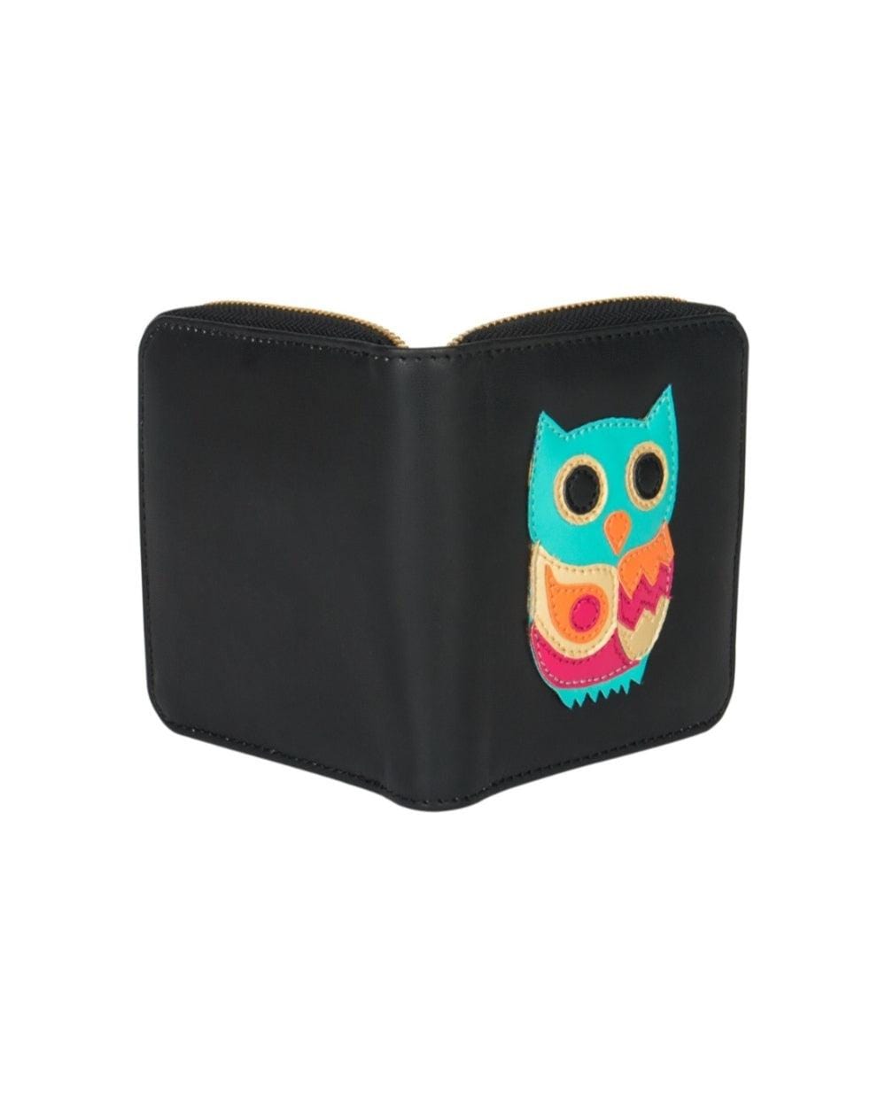 Chumbak Chumbak Owl Mini Wallet - Black