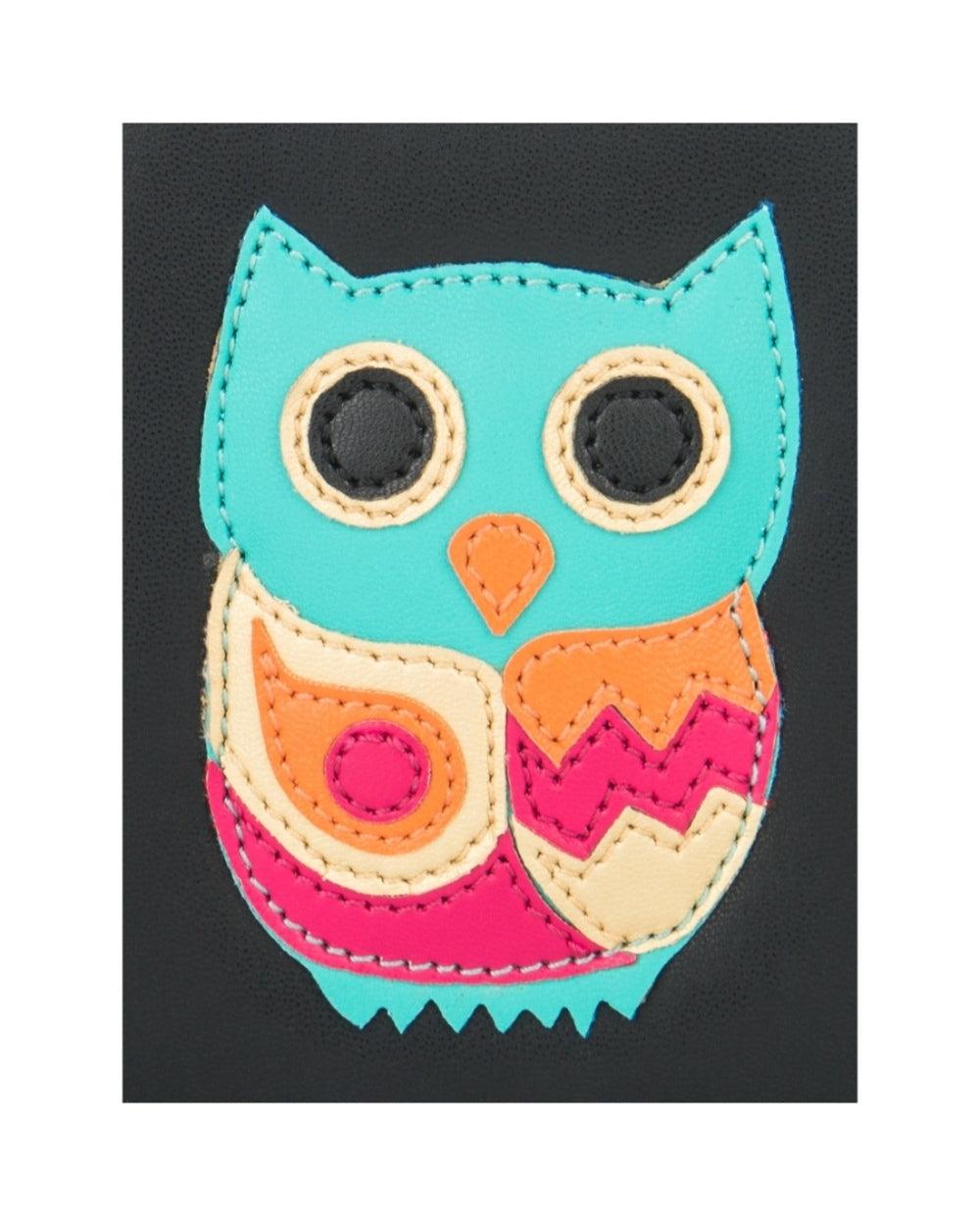 Chumbak Chumbak Owl Mini Wallet - Black
