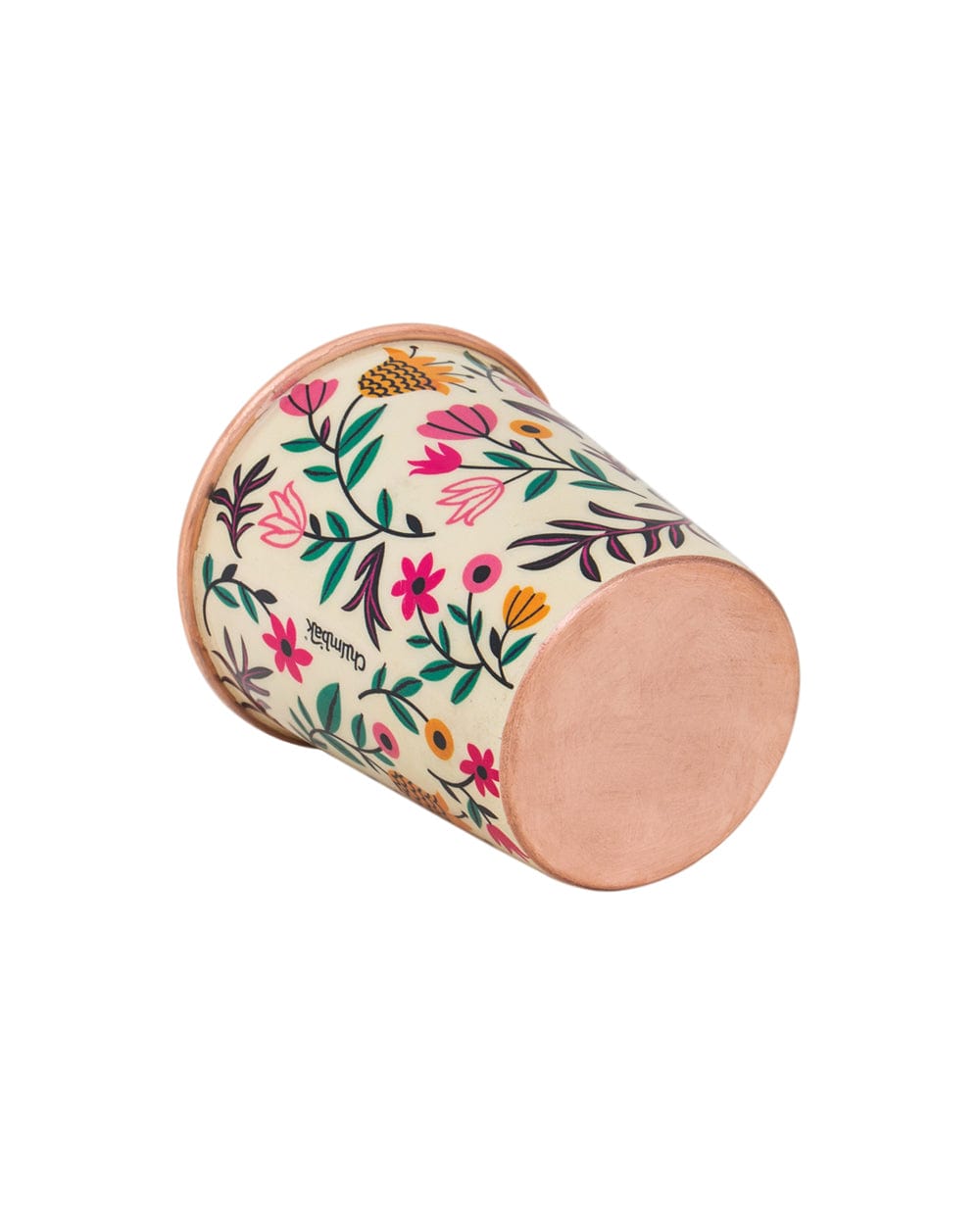 Chumbak Floral Spice Copper Tumbler - Small