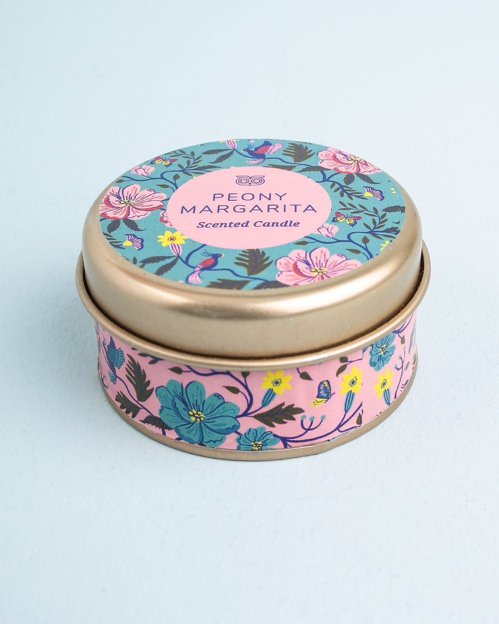 Chumbak Peony Margarita Tin Candle