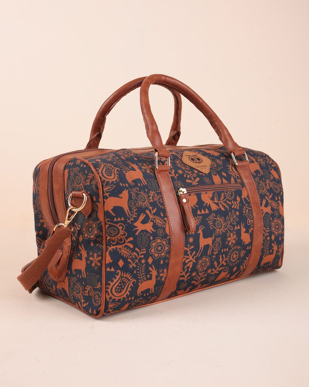 Chumbak Jungle Folk Weekend Duffel Bag
