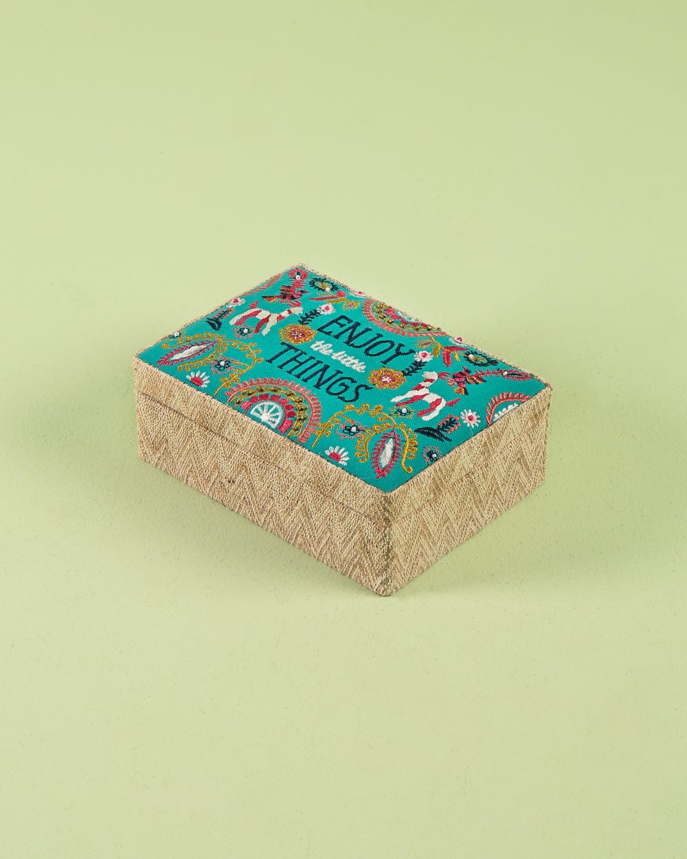 Chumbak Enjoy The Little Things Jewellery Box - Teal