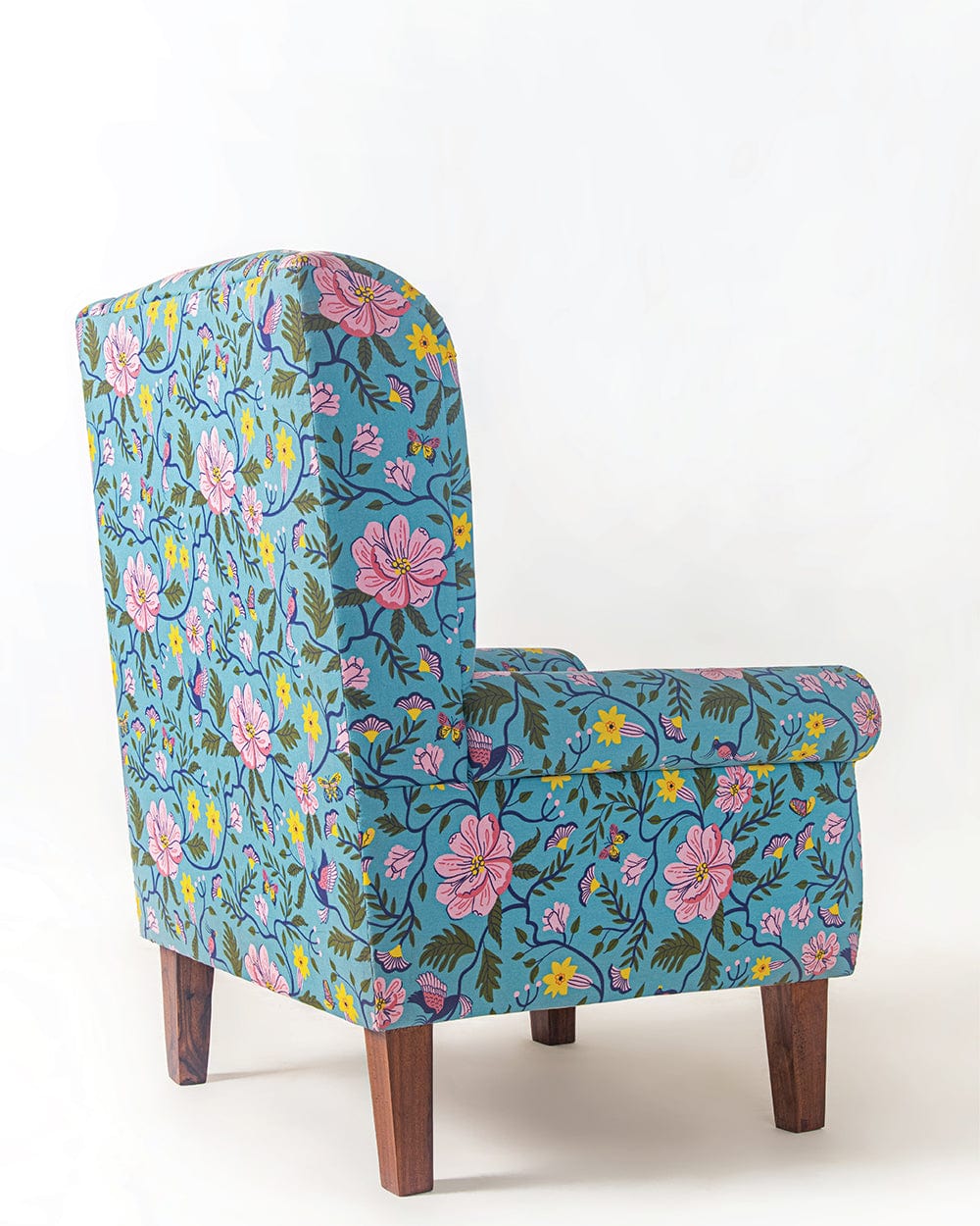 Chumbak The Begum Wing Chair - Spring Bloom