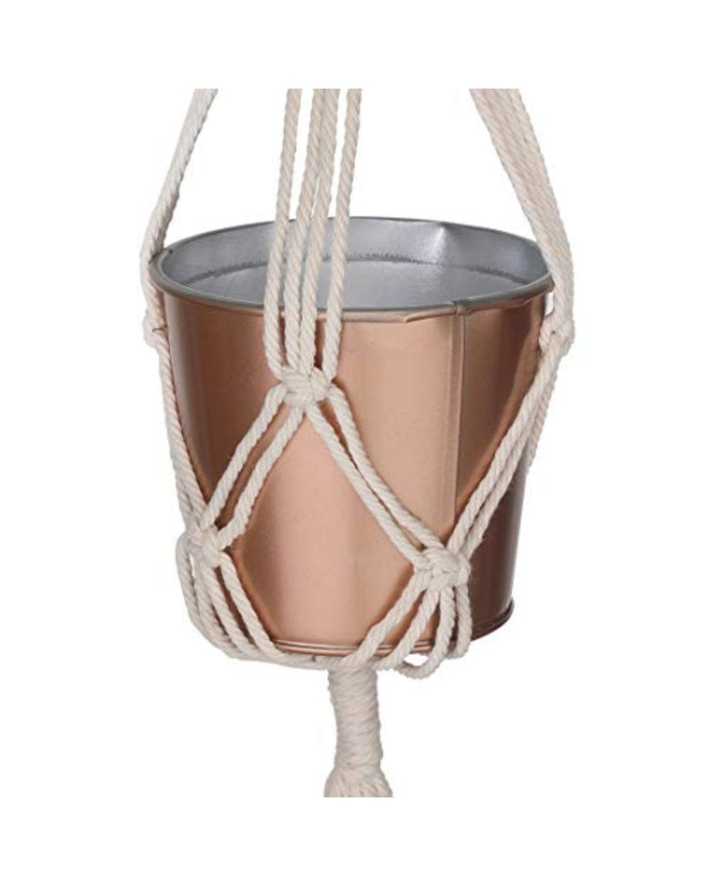 Chumbak Rustic Reeling Planter - Copper