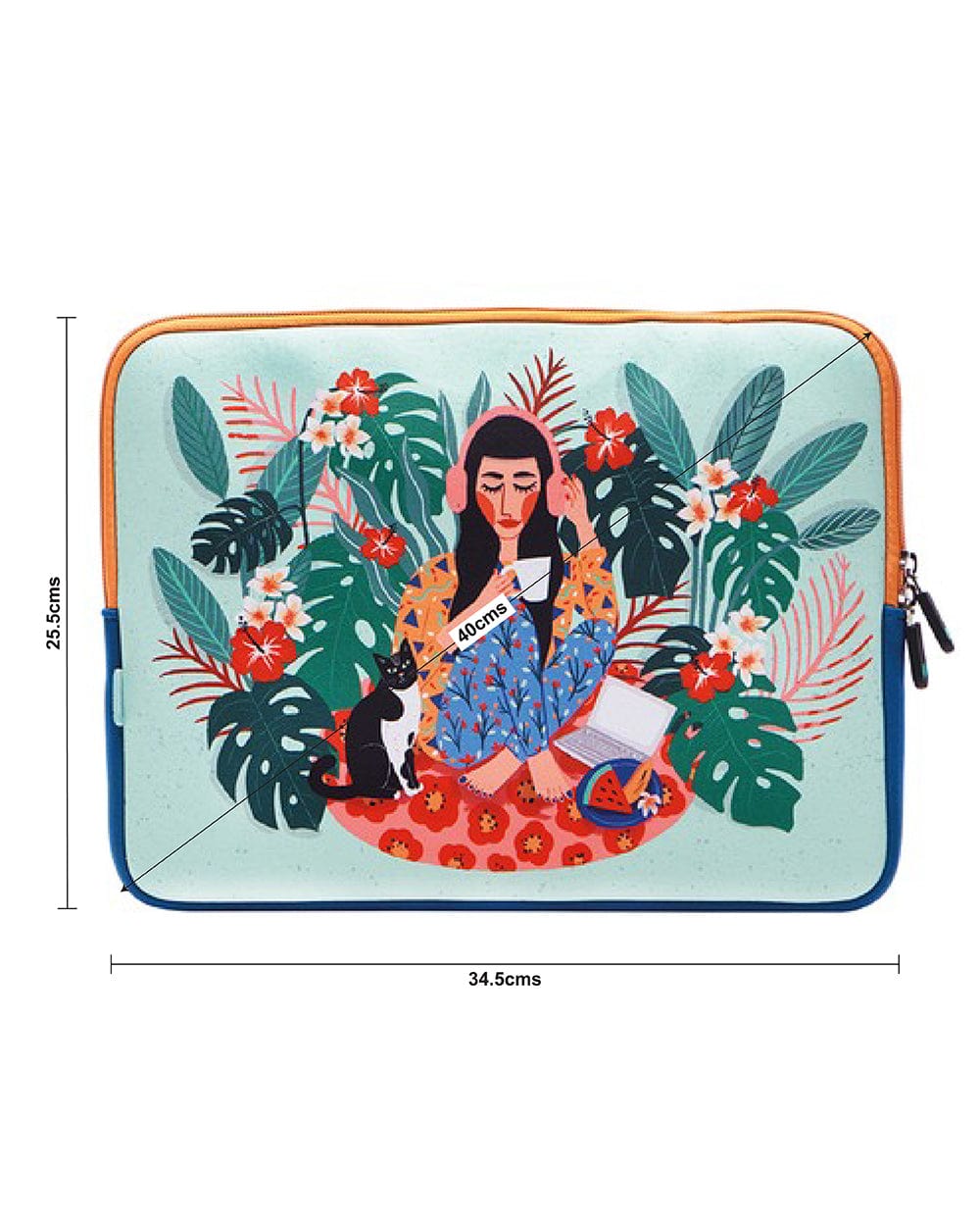 Chumbak Live Slow Laptop Sleeve - 13”