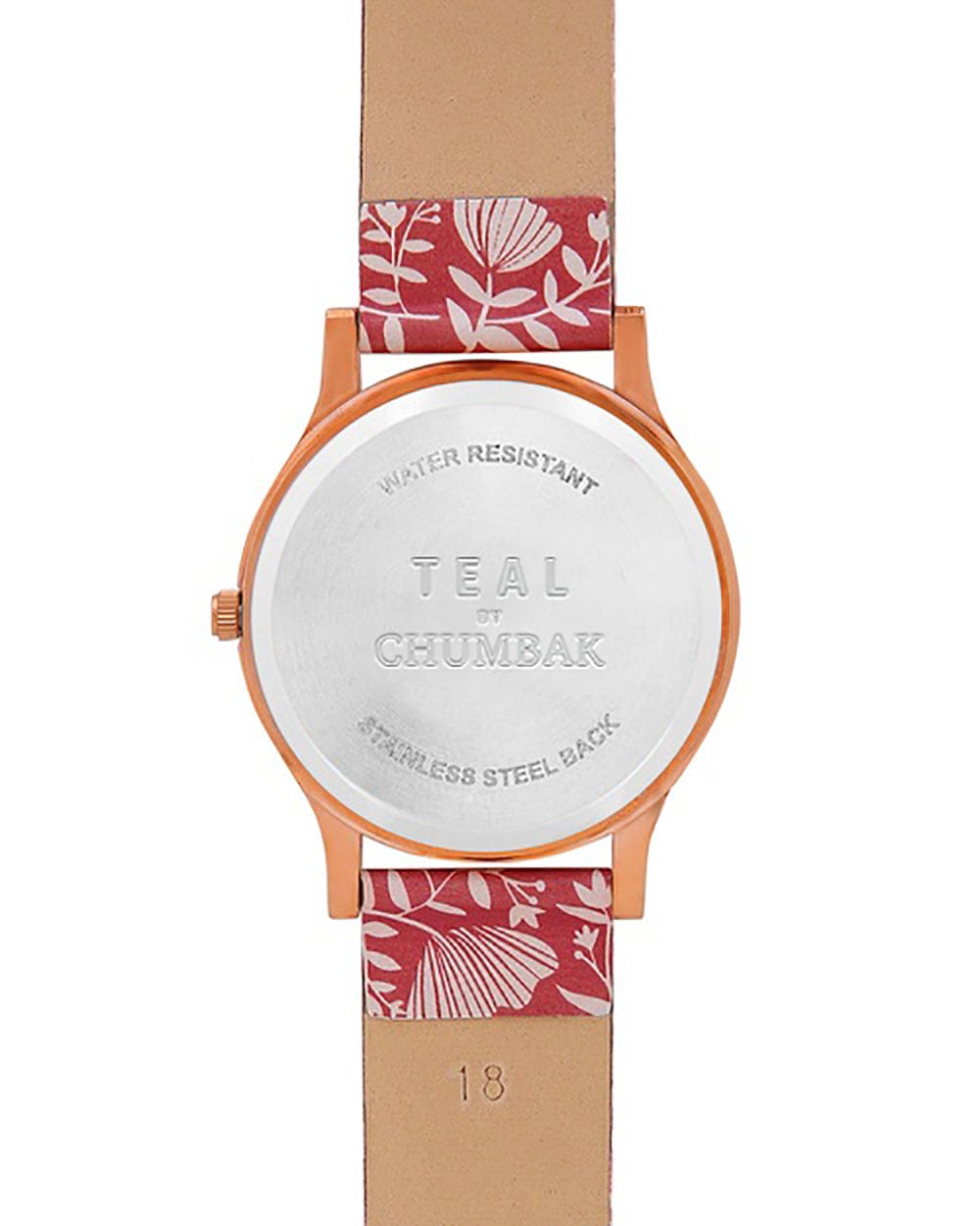 Chumbak TEAL by Chumbak Tropical Owl Ombre Watch Earthy Pink