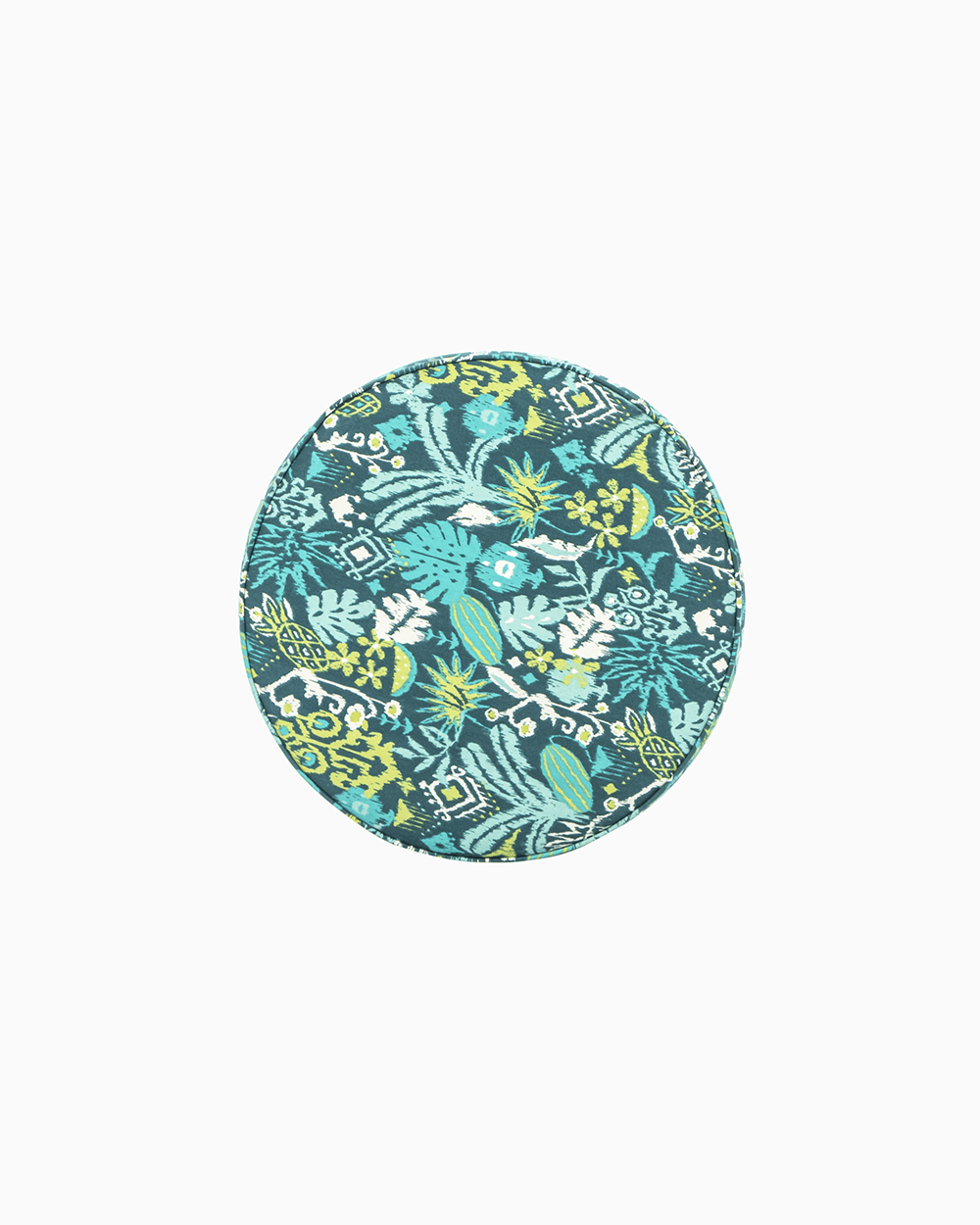 Chumbak The French Pouffe - Tropical Ikkat