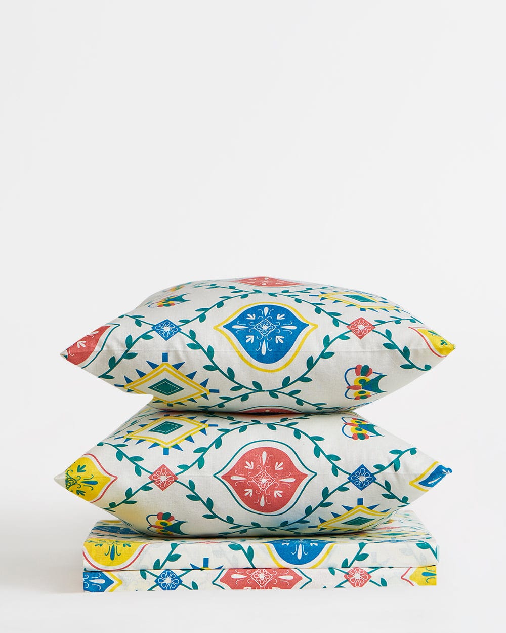 Chumbak TEAL by Chumbak Arctic Owl Bedsheet - Queen size, 136TC