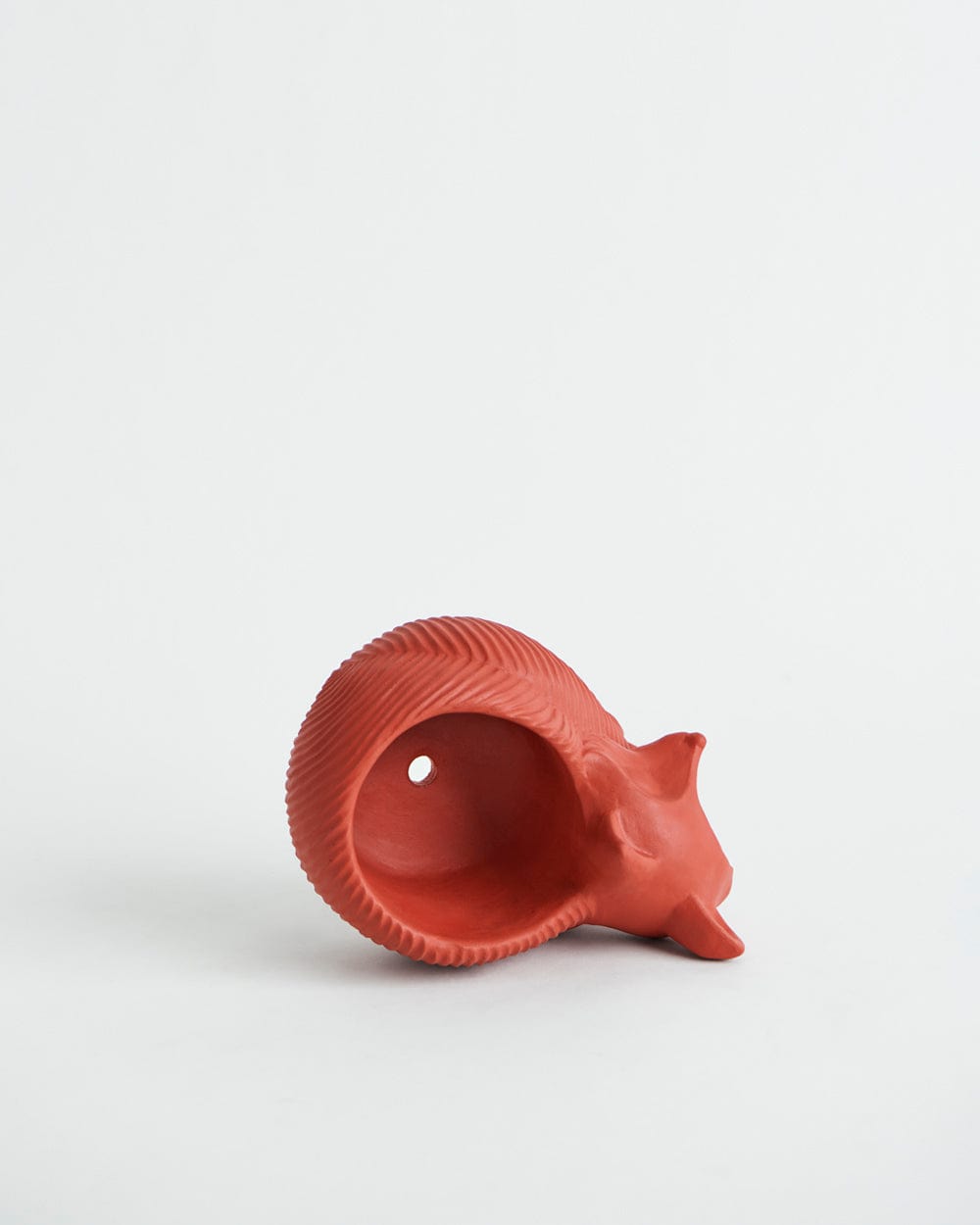 Chumbak Resting Fox - Cement Planter - Red