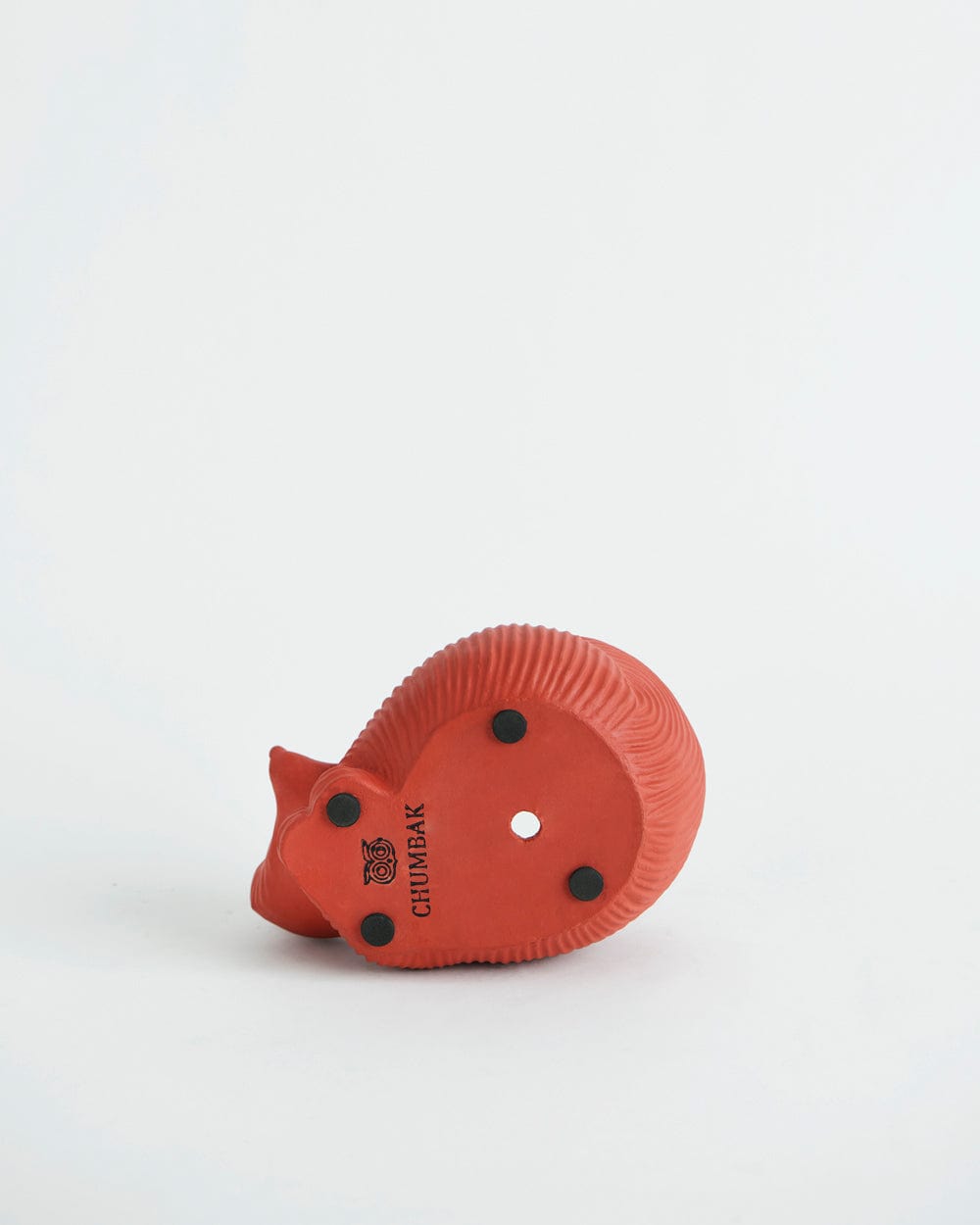 Chumbak Resting Fox - Cement Planter - Red