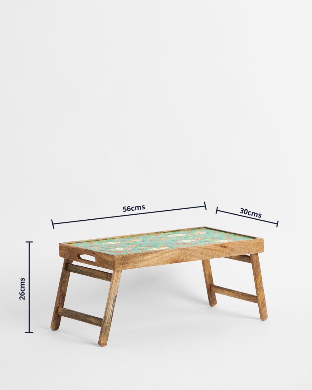 Chumbak Chumbak Classics inchesCheat Day and Sweet Dayinches Foldable Breakfast Table