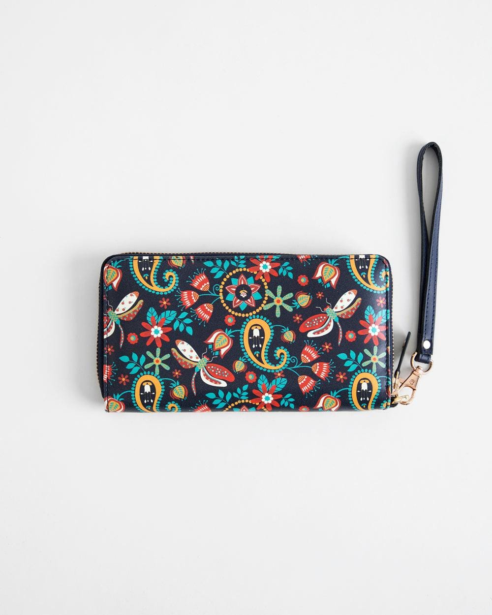 Chumbak Begum Paisley Wristlet - Black