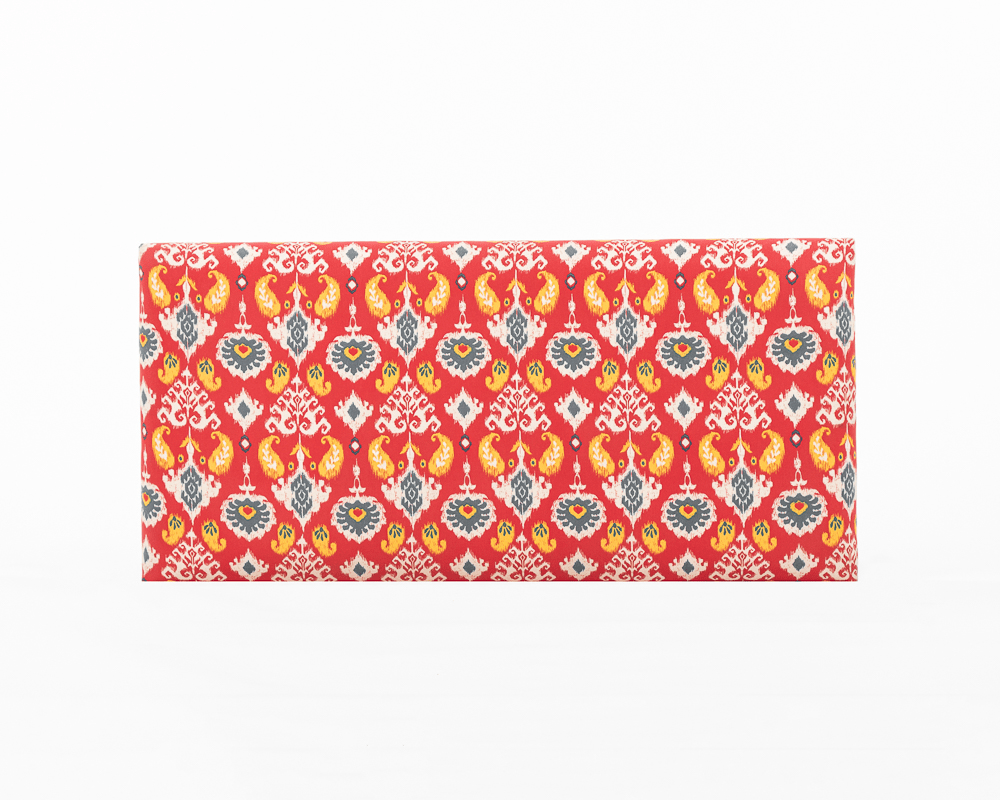 Chumbak Jodhpur Bench - Red Ikkat