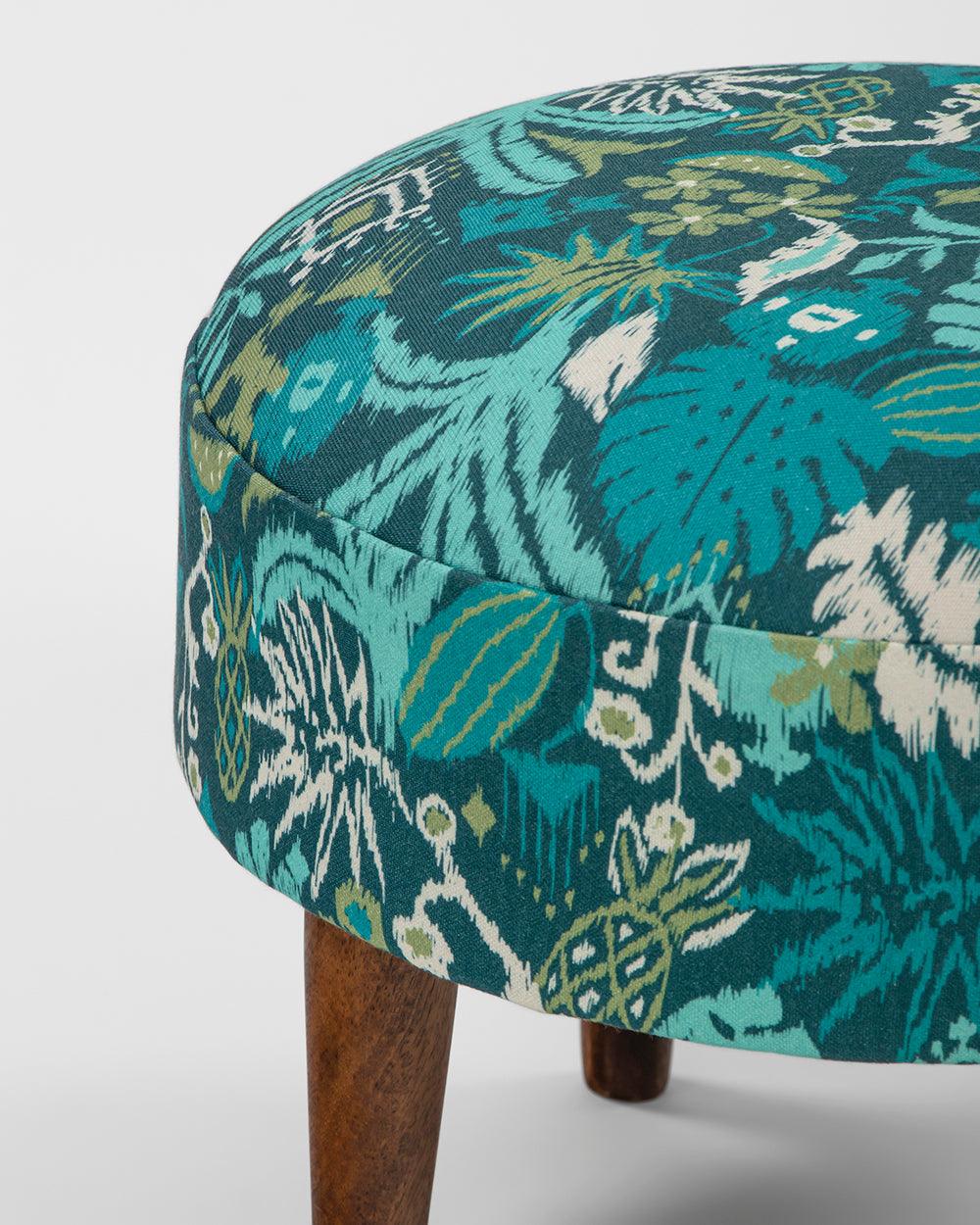 Chumbak Begum Foot Rest - Tropical Ikkat
