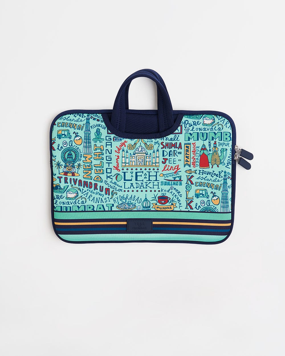 Chumbak TEAL By Chumbak Traveller Laptop Sleeve - 15inch