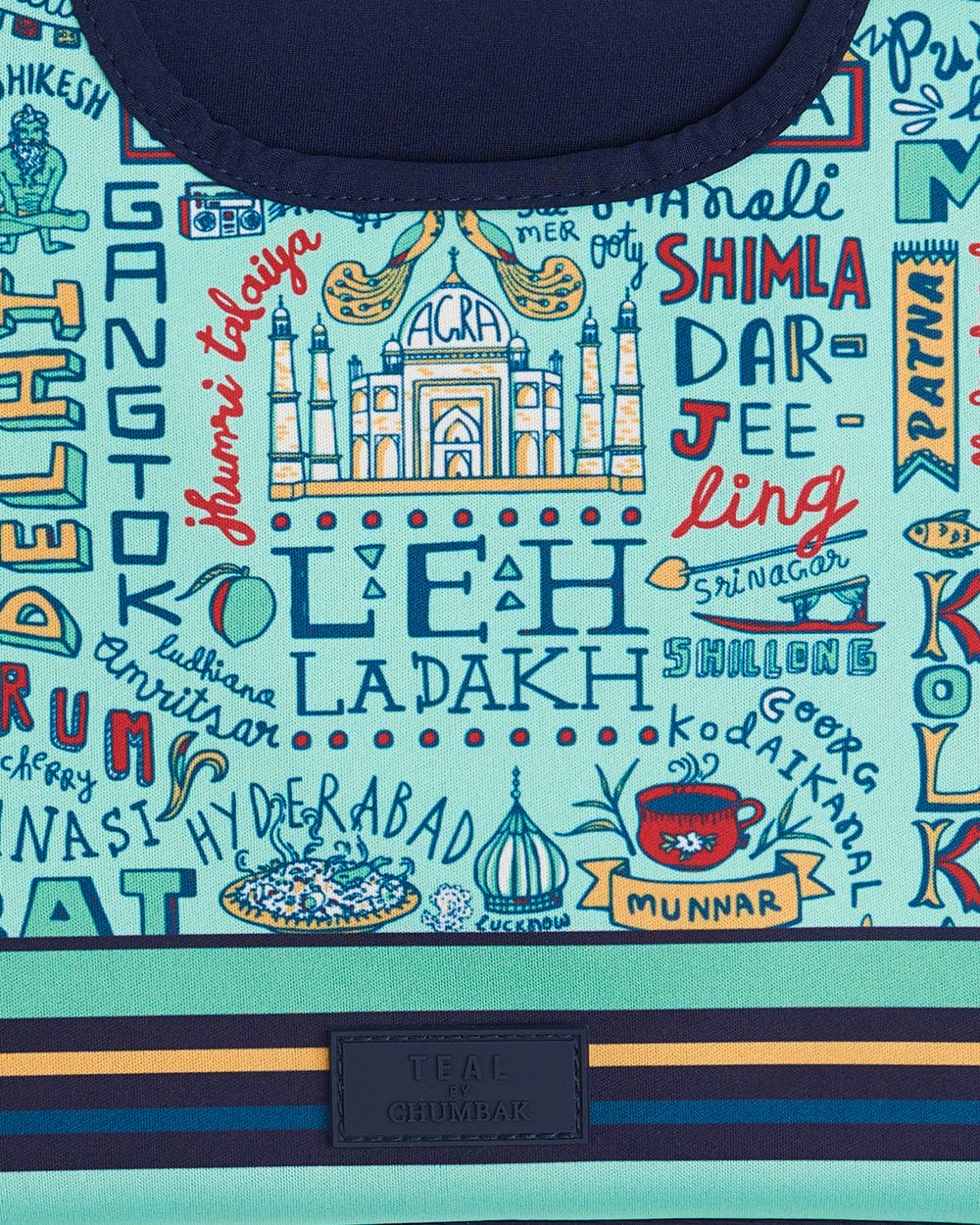 Chumbak TEAL By Chumbak Traveller Laptop Sleeve - 13inch