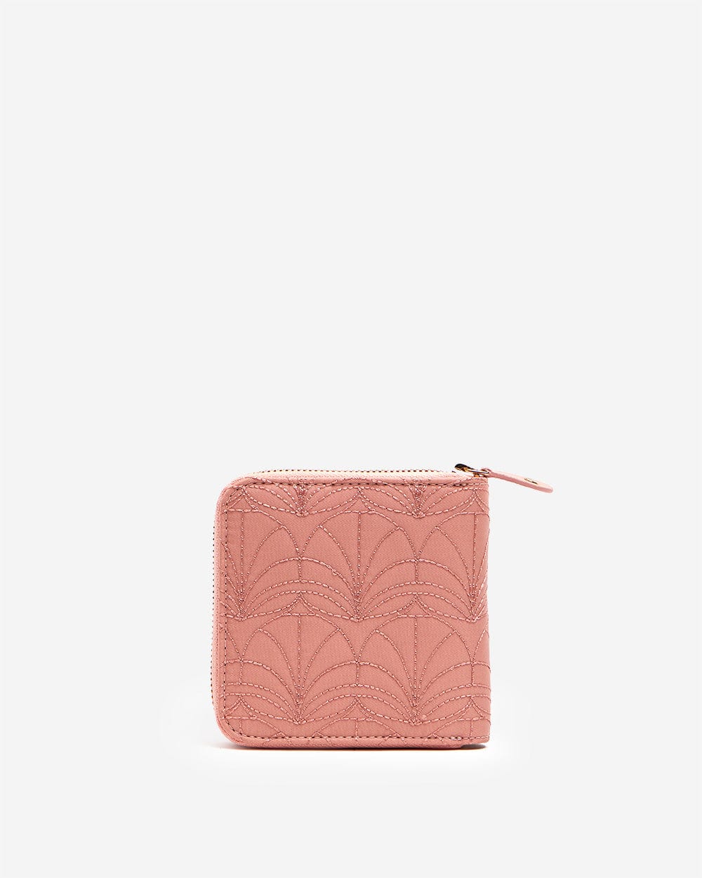 Chumbak Jungle Folk Quilted Mini Wallet-Rosy