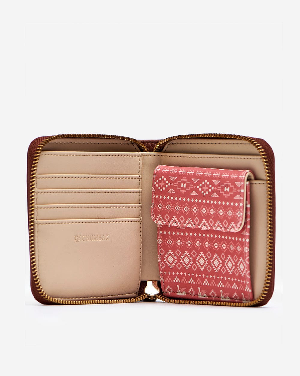 Chumbak Swan Song Embroidered Mini Wallet