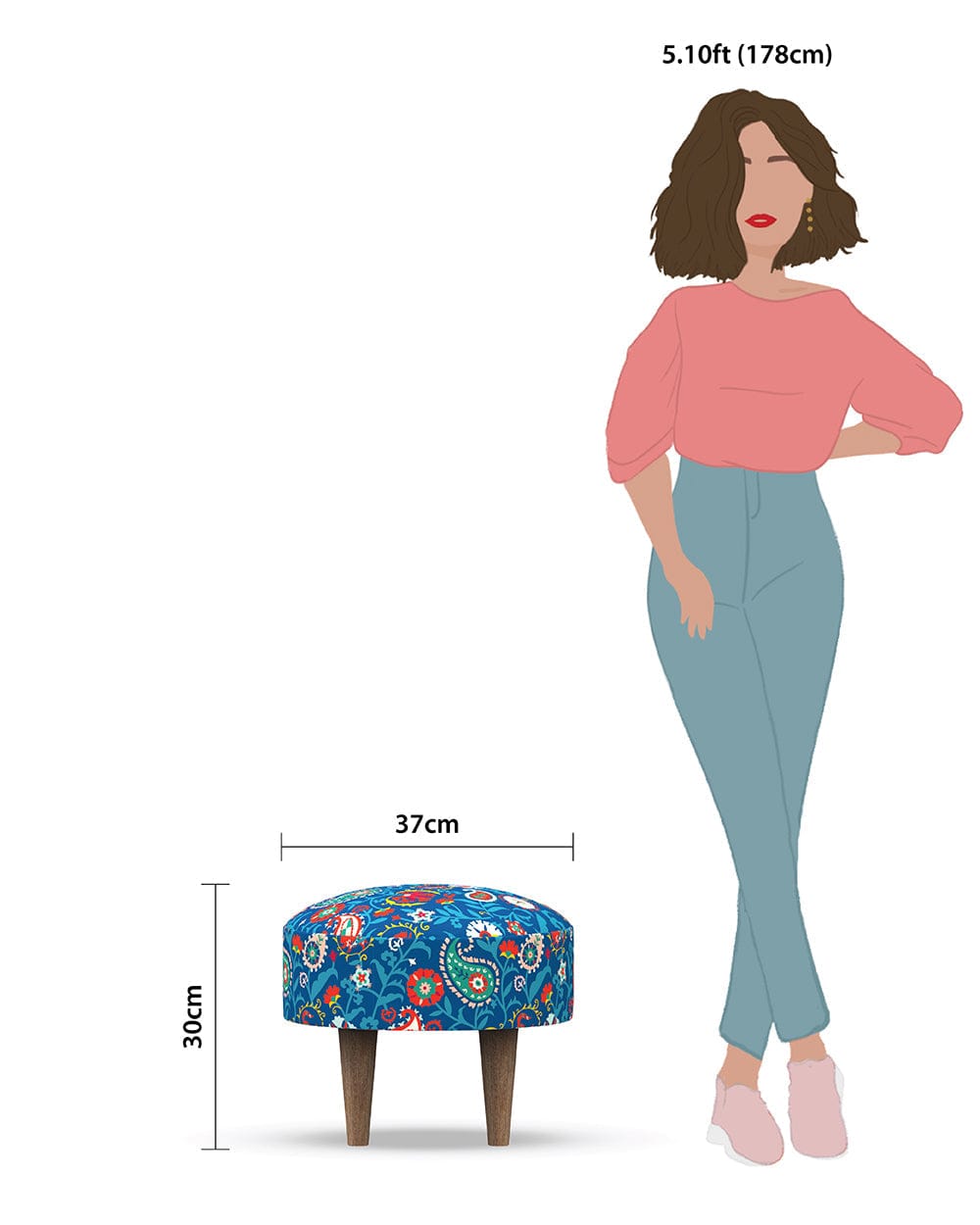 Chumbak Begum Foot Rest