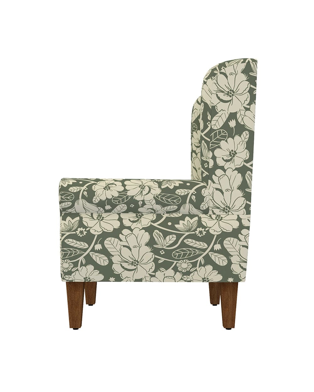 Chumbak Begum Wing Chair - Grey's Garden