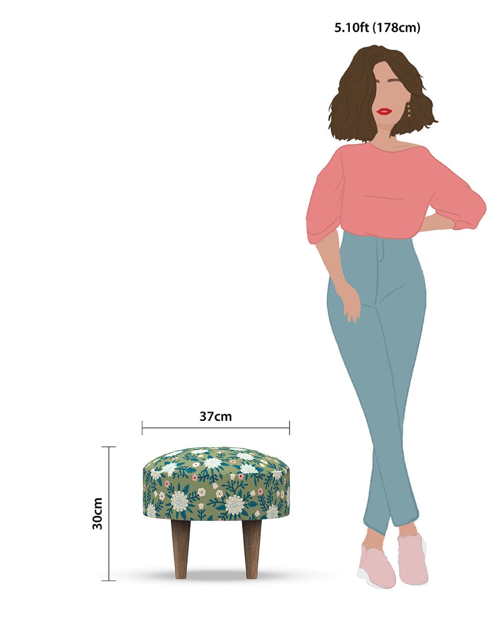 Chumbak Begum Foot Rest