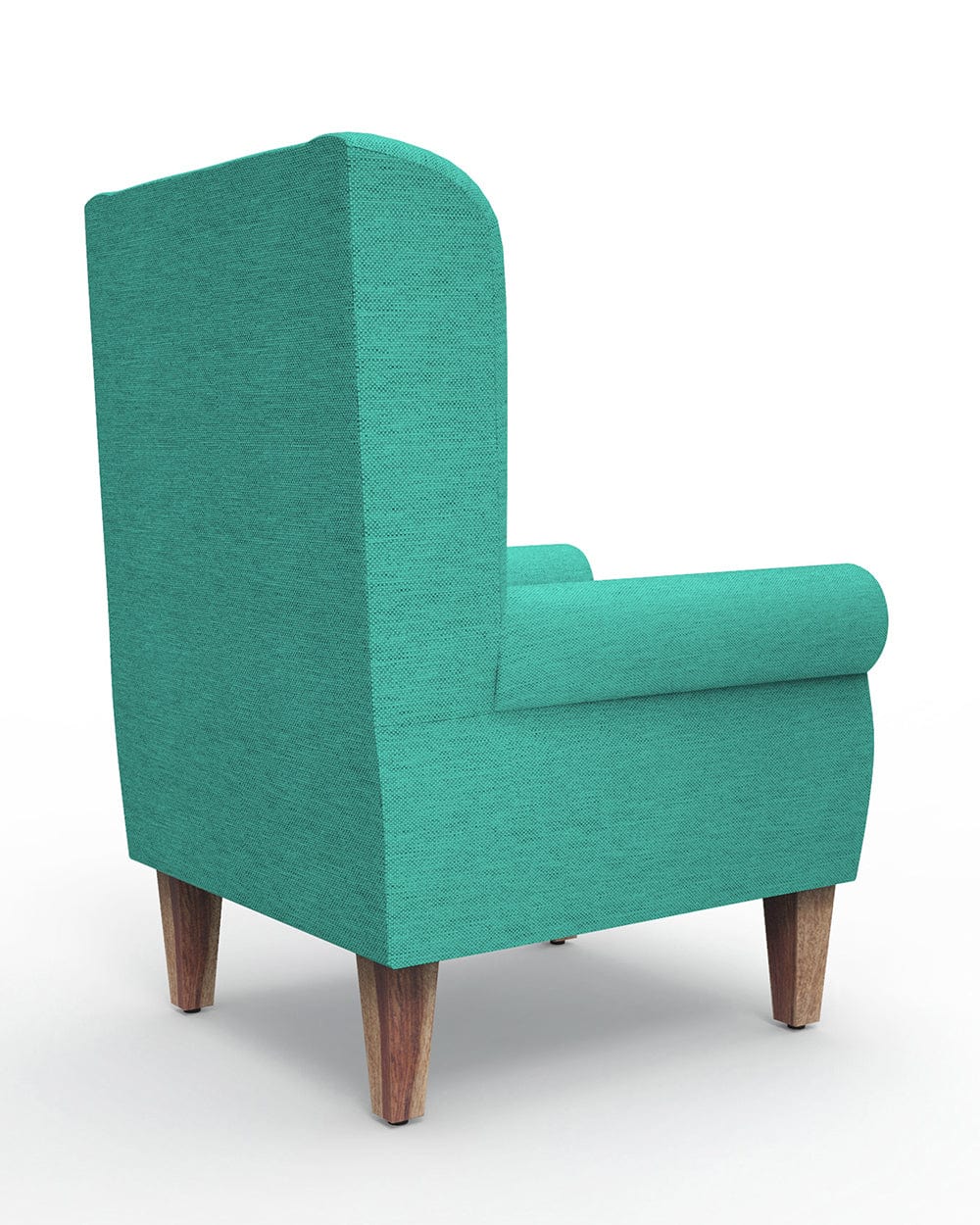 Chumbak Begum Wing Chair - Maldivian Teal