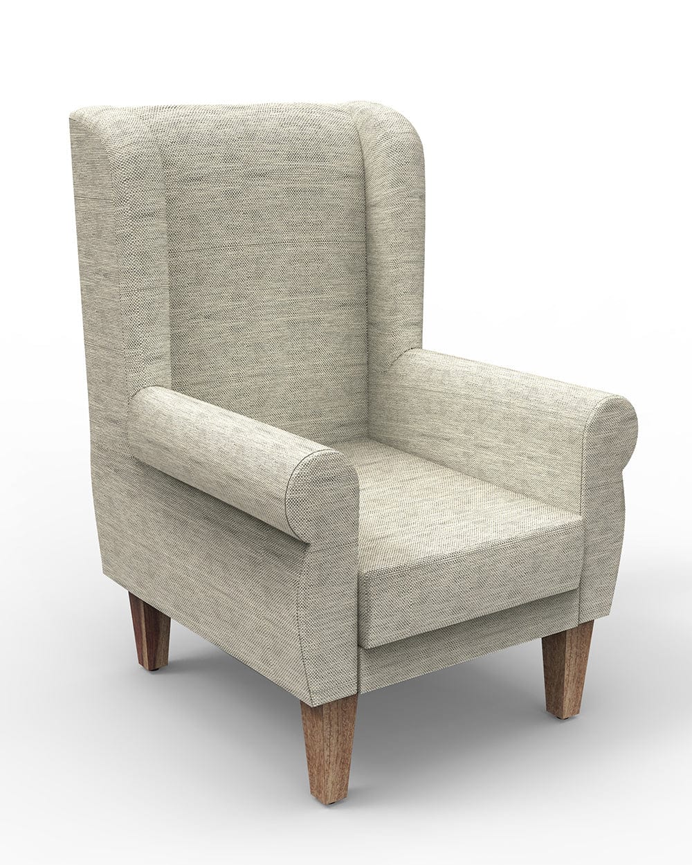 Chumbak Begum Wing Chair - Srilanka Ivory