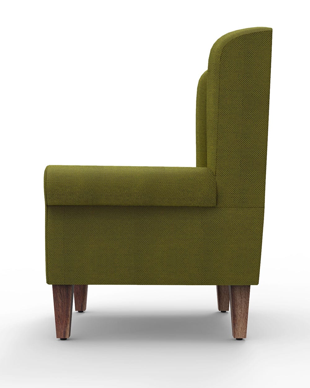 Chumbak Begum Wing Chair -Savanna Green