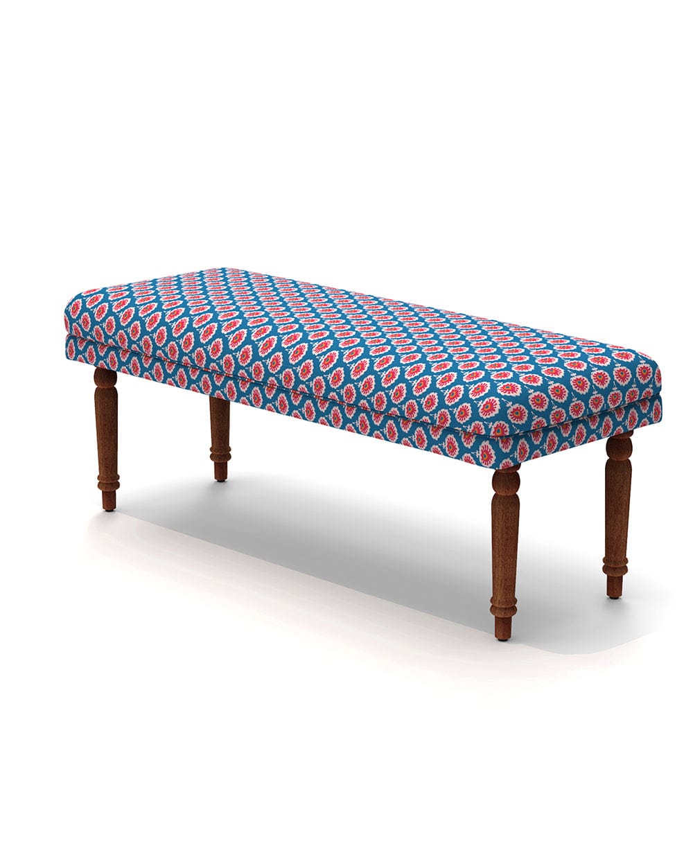 Chumbak Nawaab Bench - Blue Ikkat