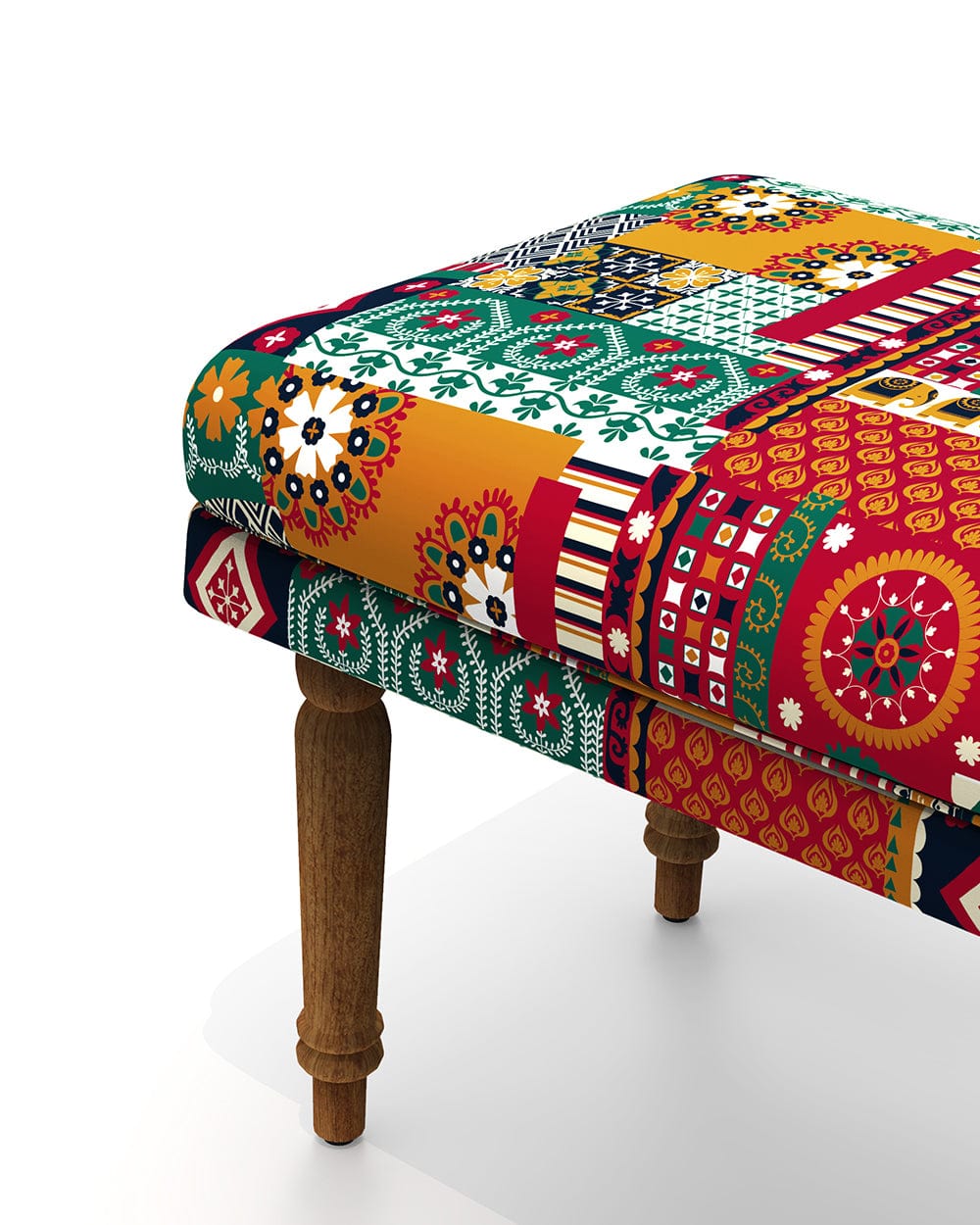 Chumbak Nawaab Bench - Floral Swirls