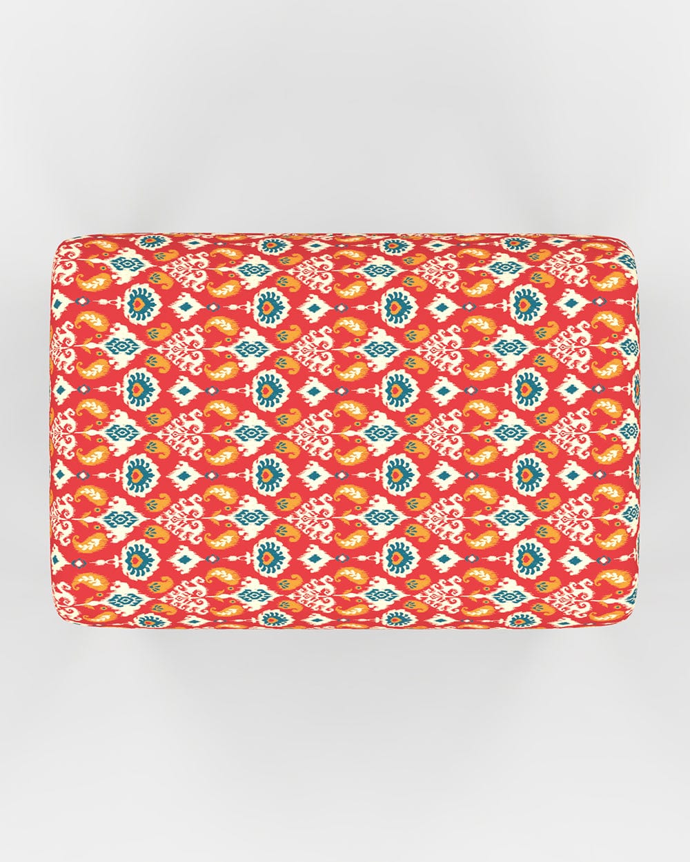 Chumbak Nawaab Bench Small - Red Ikkat